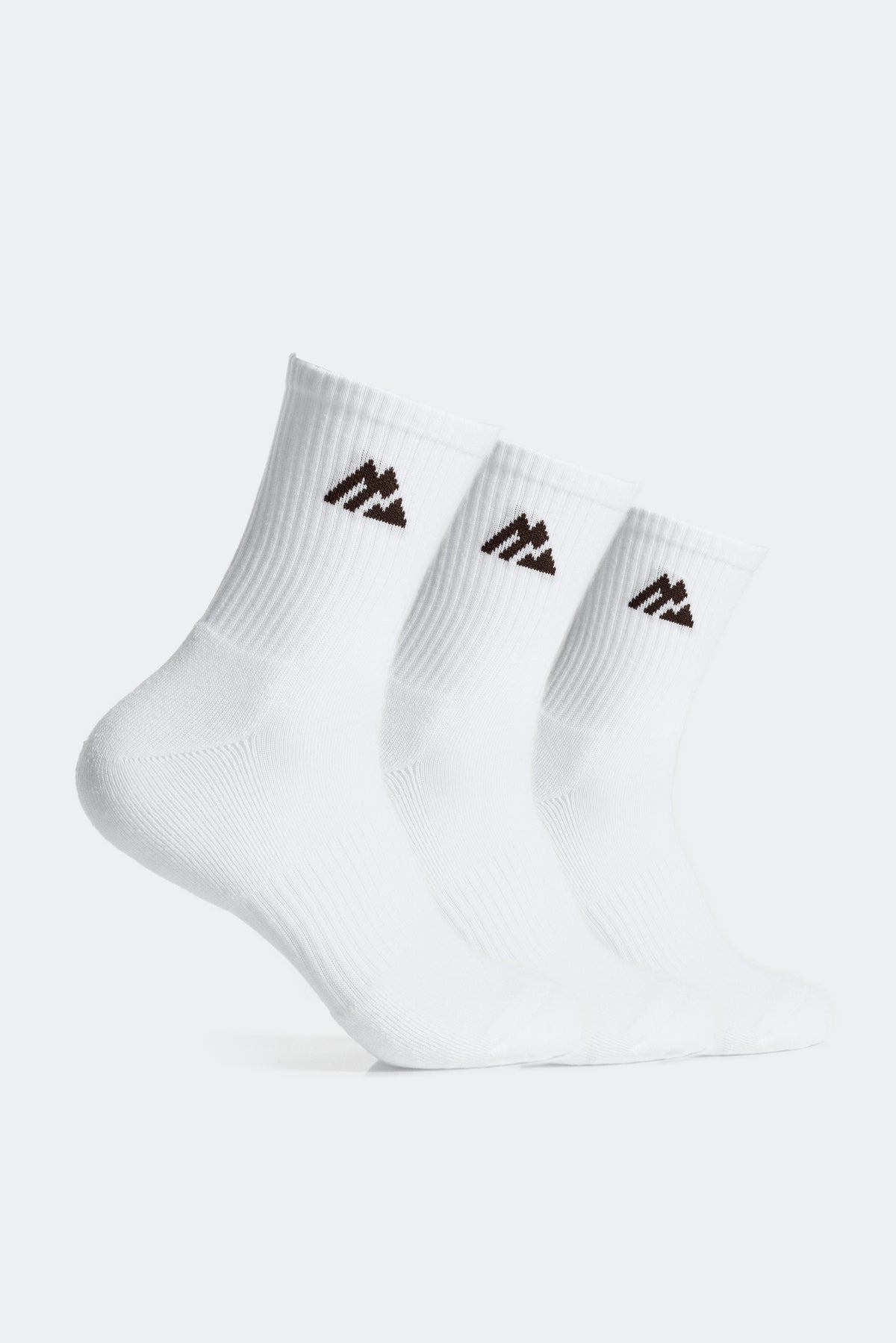 Women's Crew Sock 3 Pack - White/Macchiato