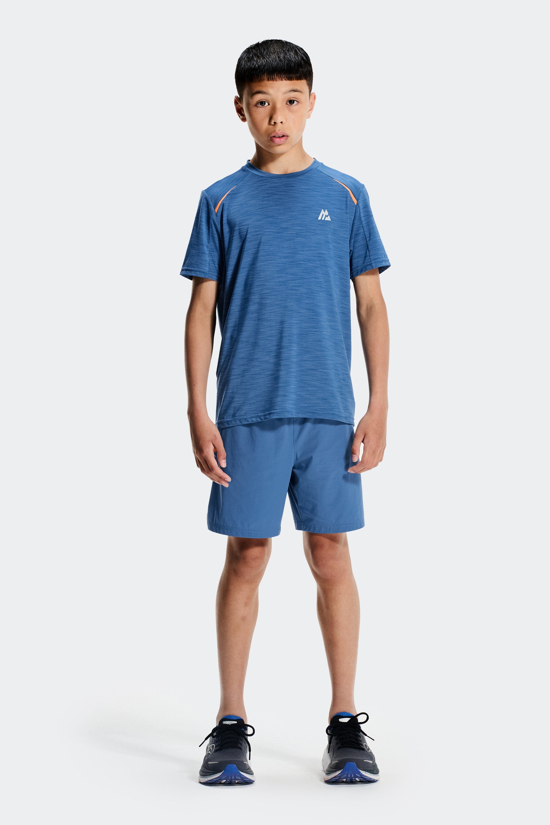 Boys Ignite Short - Charcoal Blue/Tangerine Glow