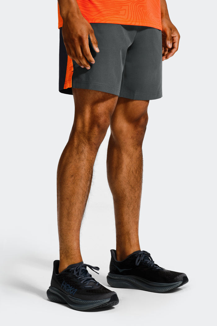 Tide Short - Slate Grey/Fiery Orange