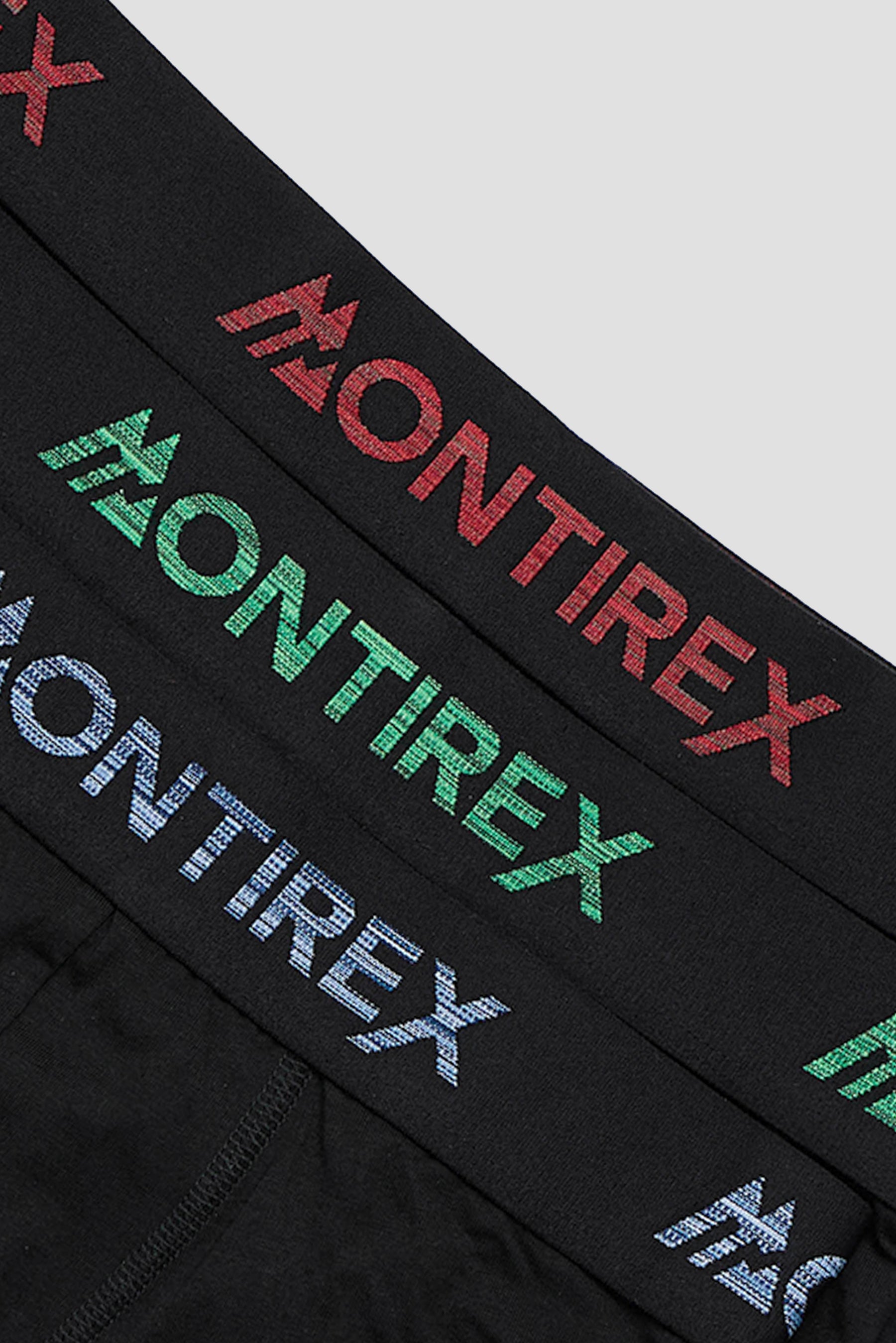 Boys 3 Pack Trail Boxer - Black/Red/Green/Blue