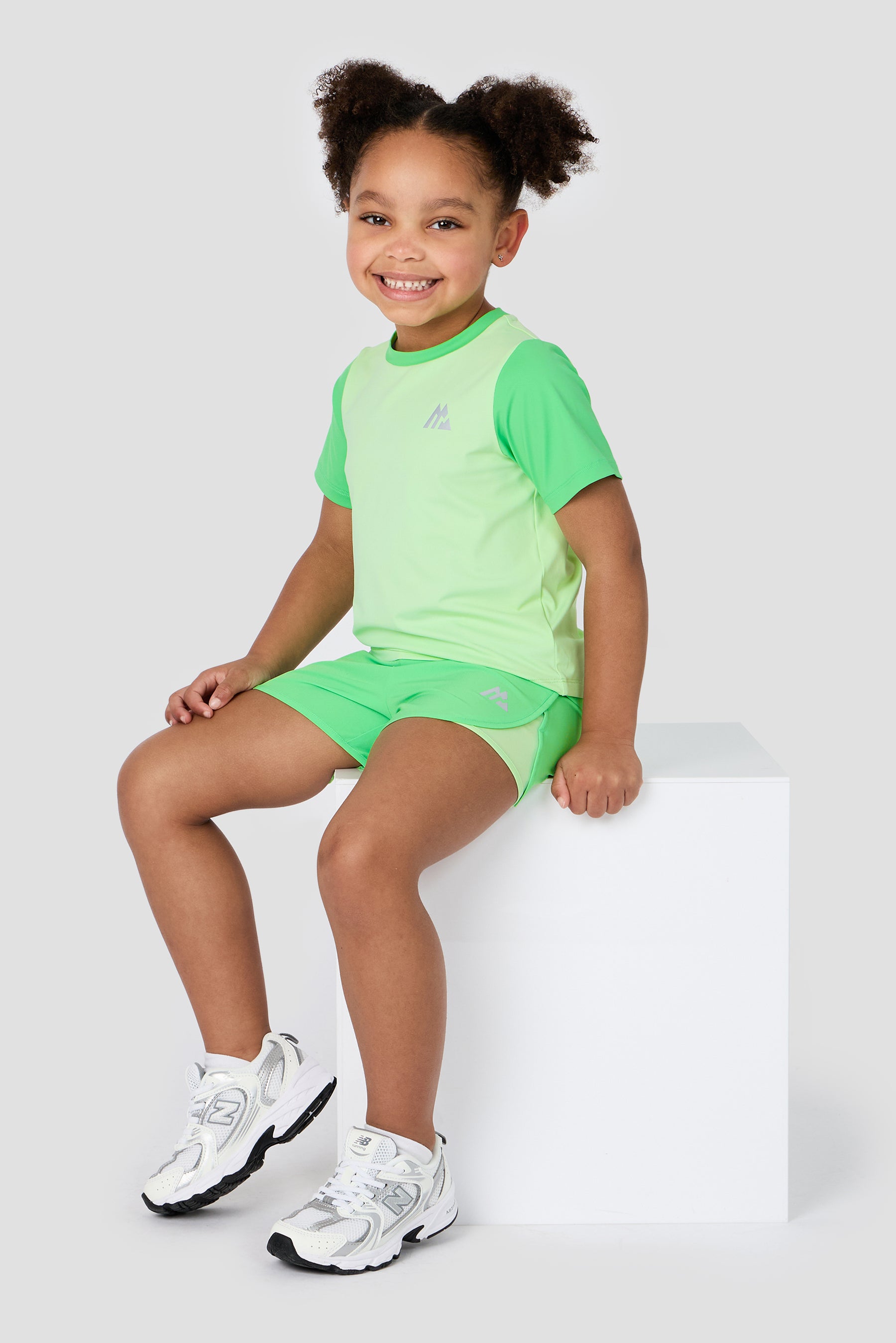 Infant Girls Bounce T-Shirt/Short Set - Iced Matcha/Pistachio