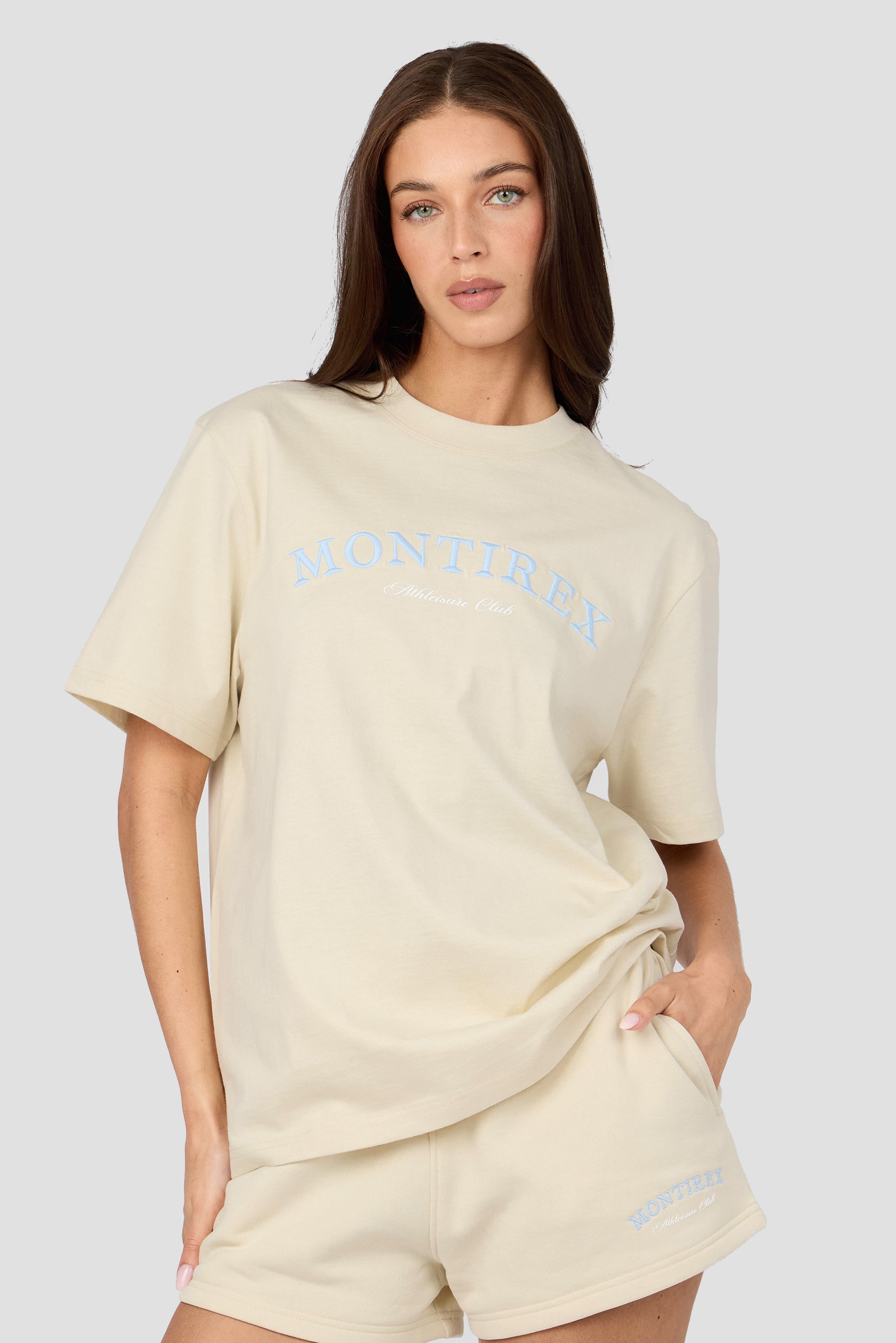 Athleisure Club T-Shirt - Vanilla Foam