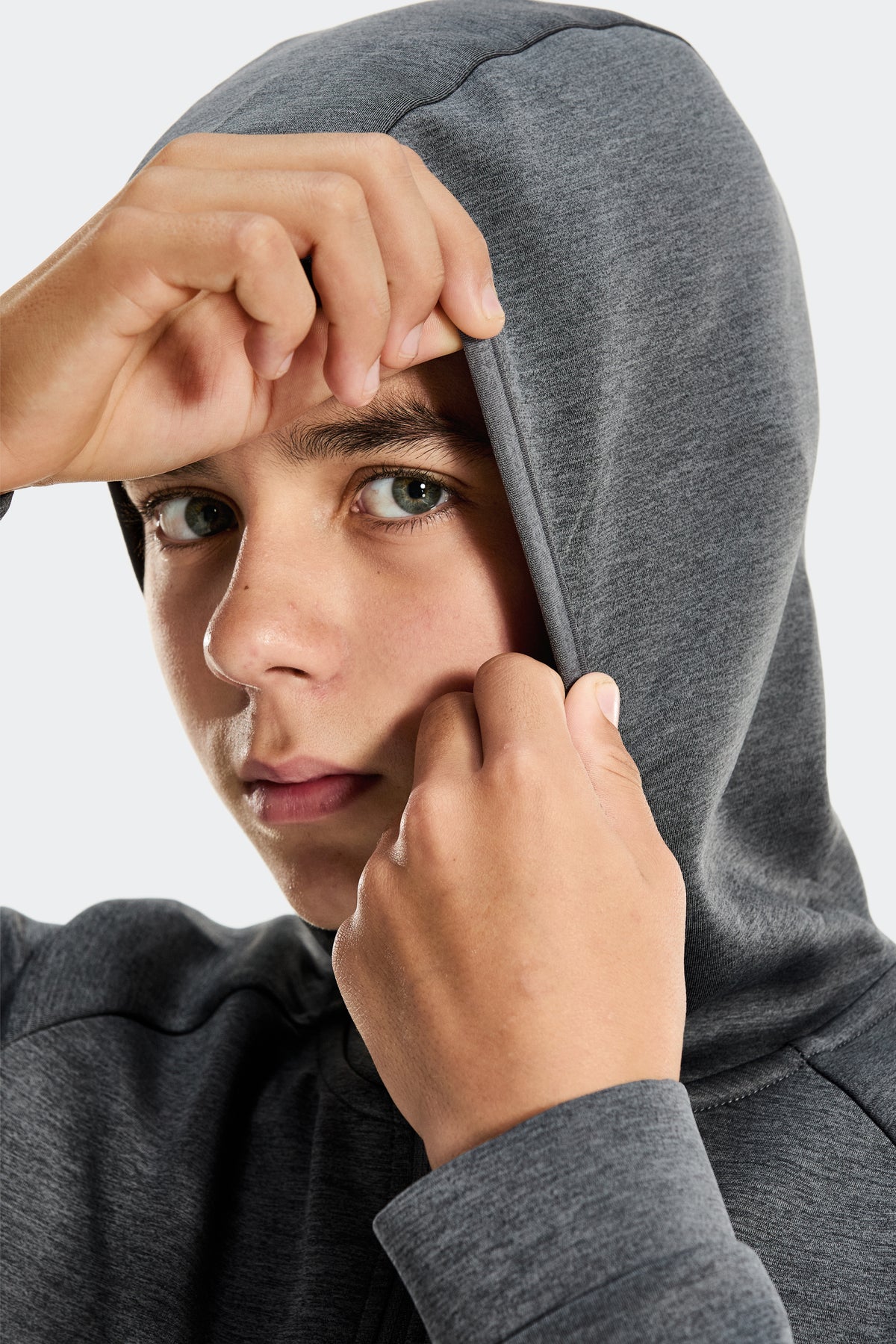 Reset Hoodie - Cement Grey Marl