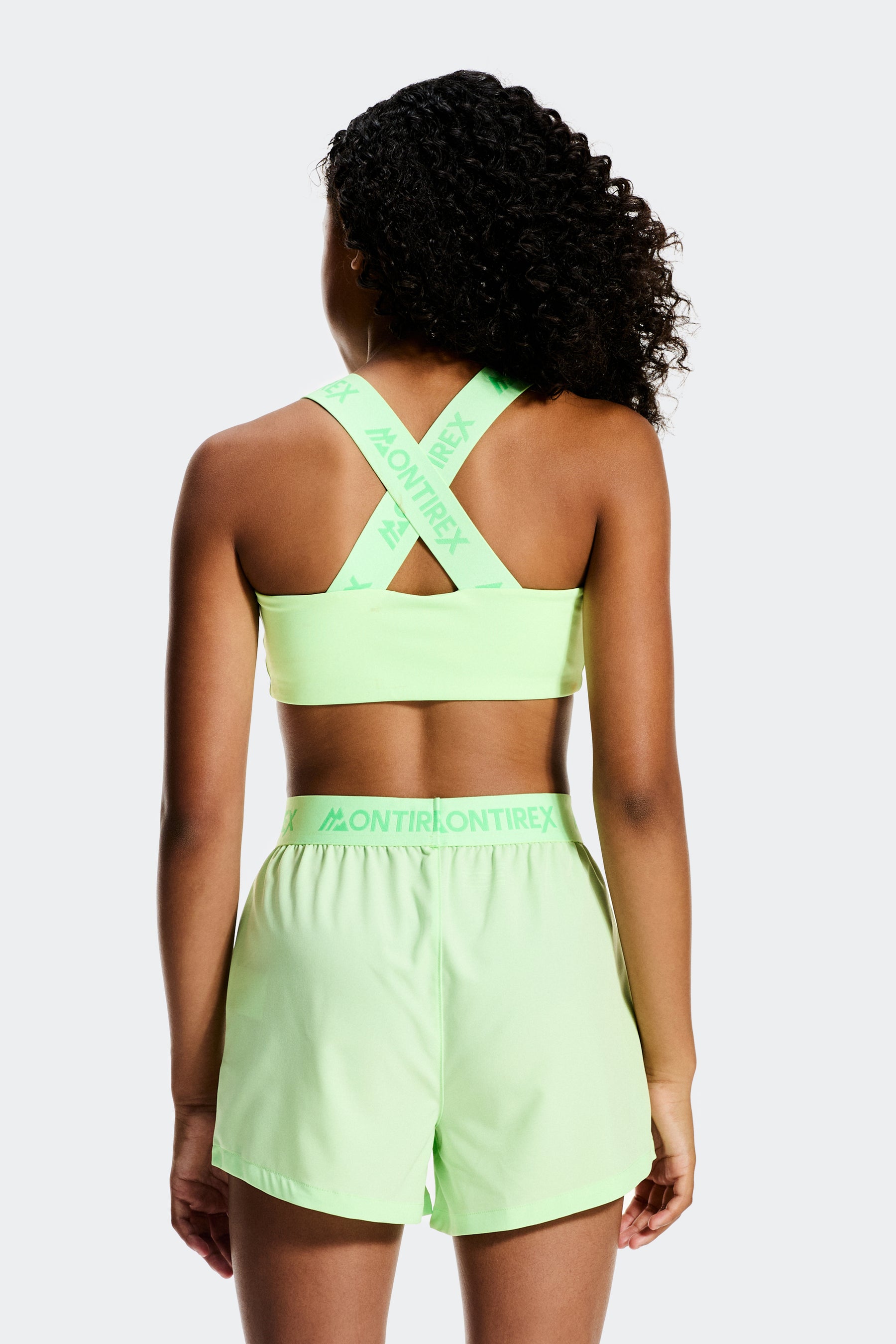 Girls Icon Bra Top - Iced Matcha