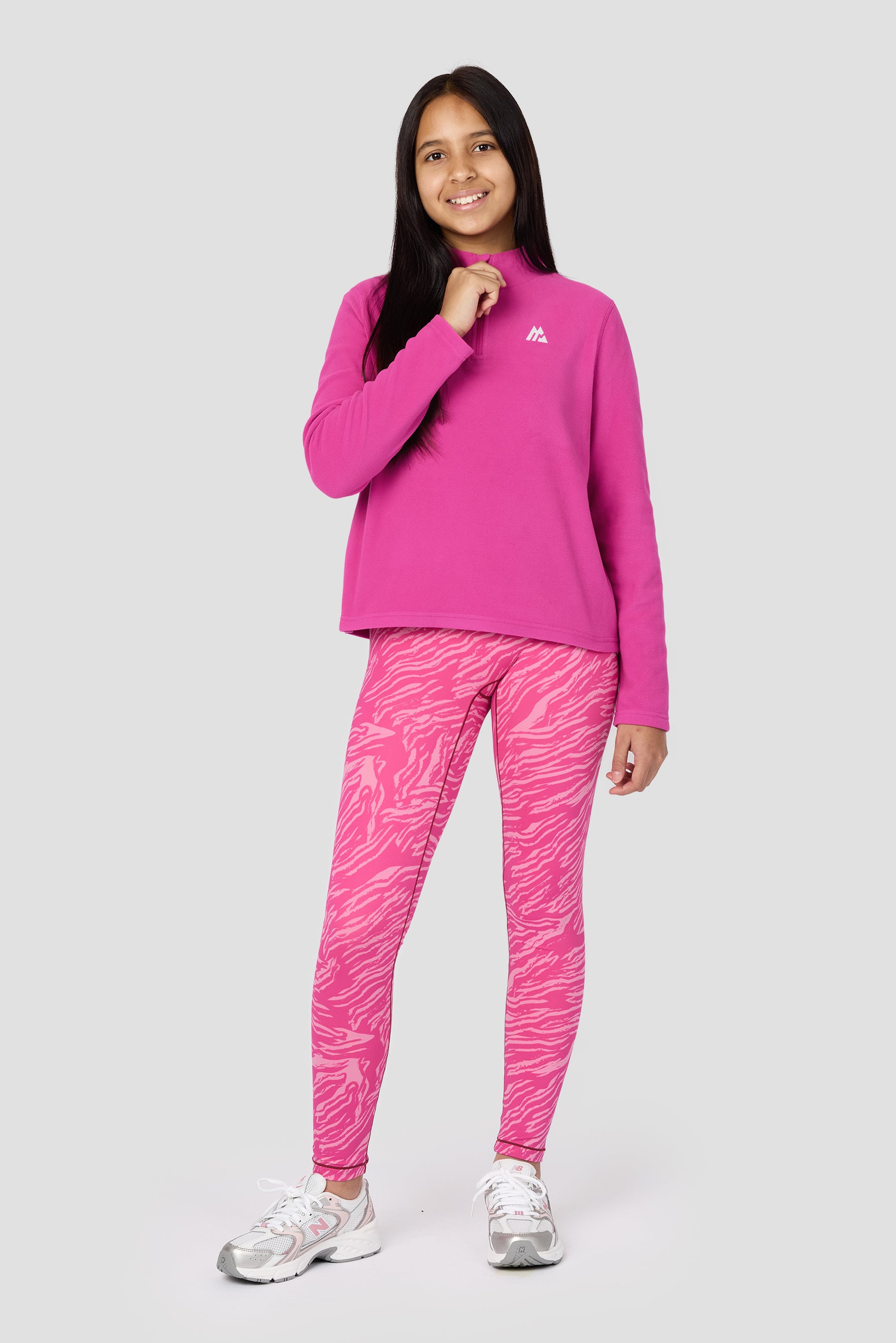 Girls Everest Oversized 1/4 Zip Fleece - Anastasia