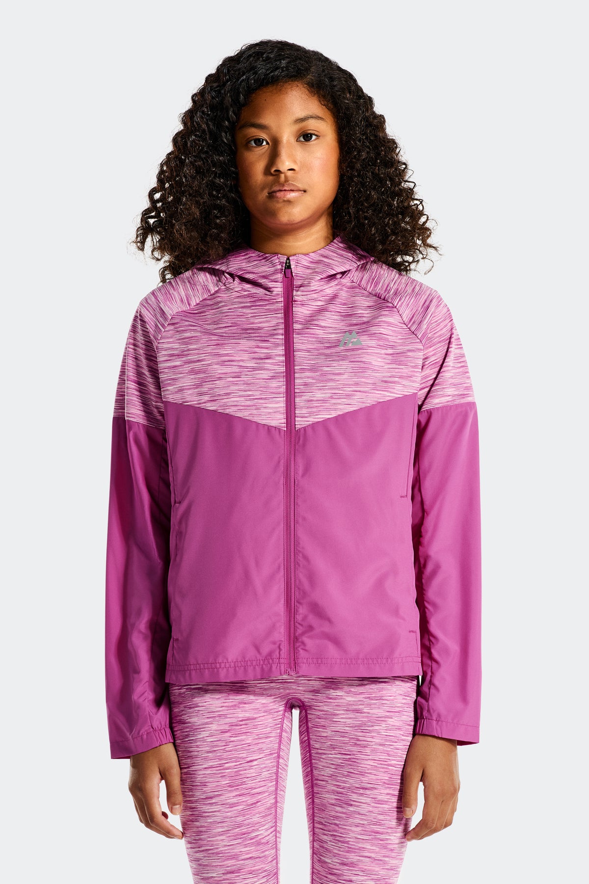 Girls Trail Windbreaker - Purple/Pink