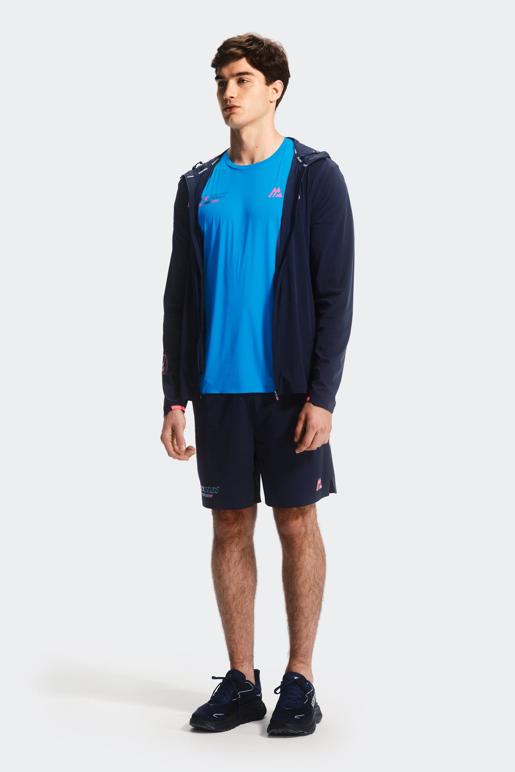 MTX Run Vertex T-Shirt - Maya Blue/Midnight Blue
