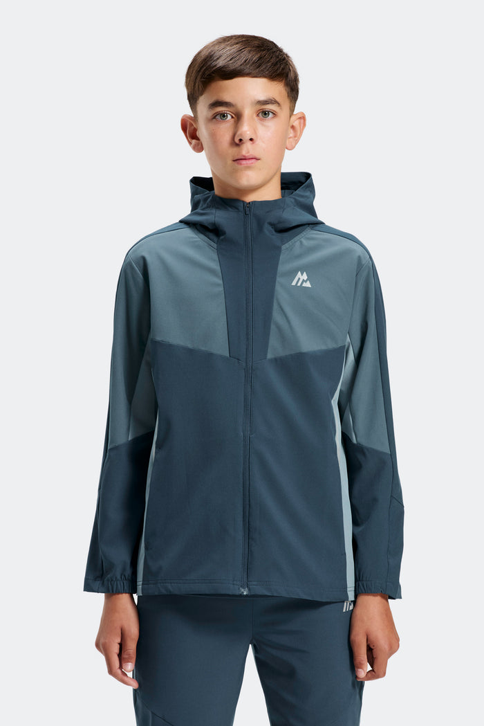 Boys Altrus Jacket - Thunder Blue/Stone Blue/Pebble Blue