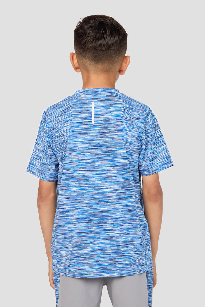 Boys Trail T-Shirt - Blue/White Multi