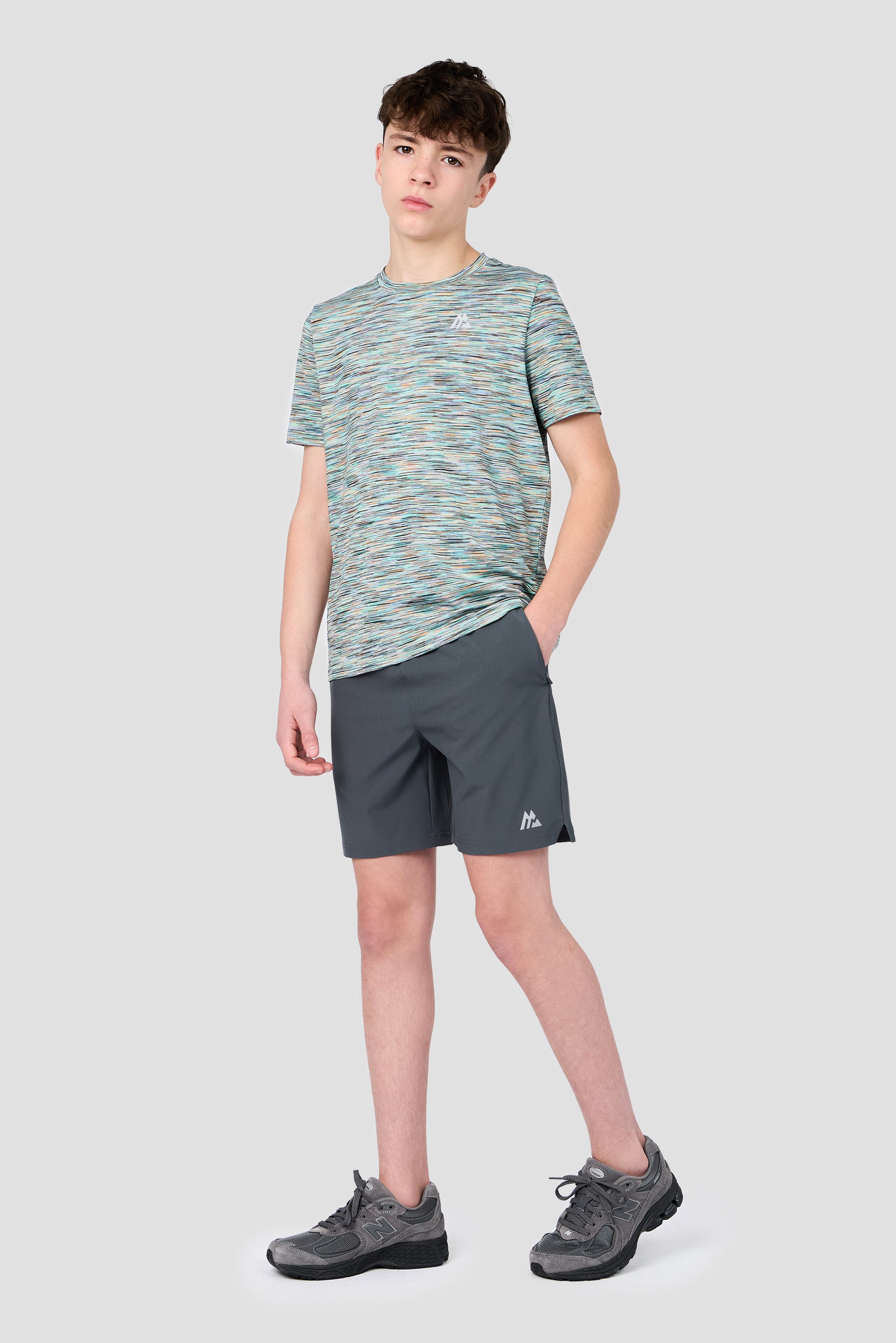Boys Trail T-Shirt - Pastel Multi/Black