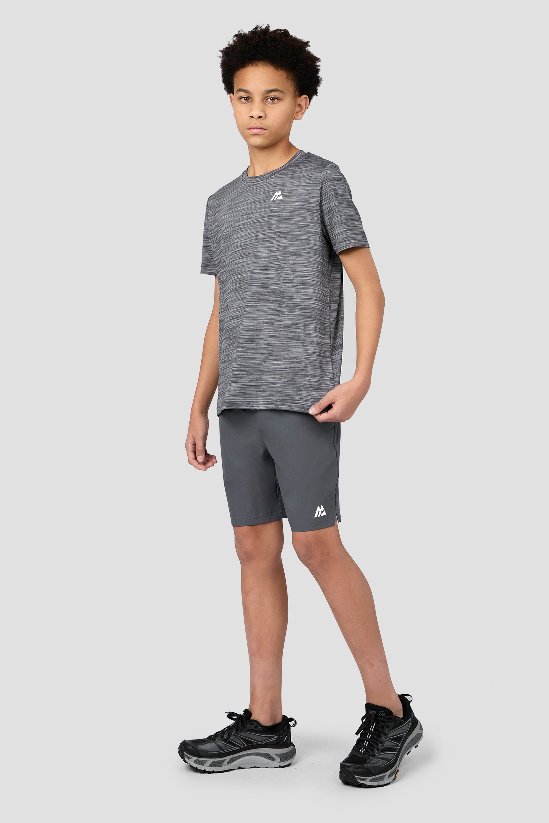 Boys Trail 2.0 T-Shirt - Slate Grey Multi