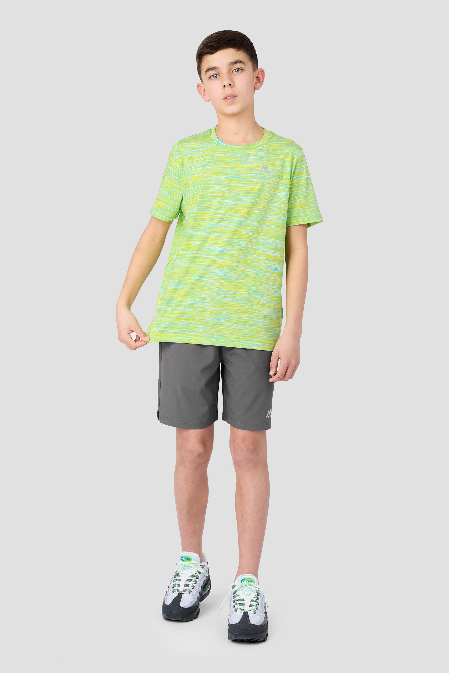 Boys Trail T-Shirt - Yellow/Blue/White