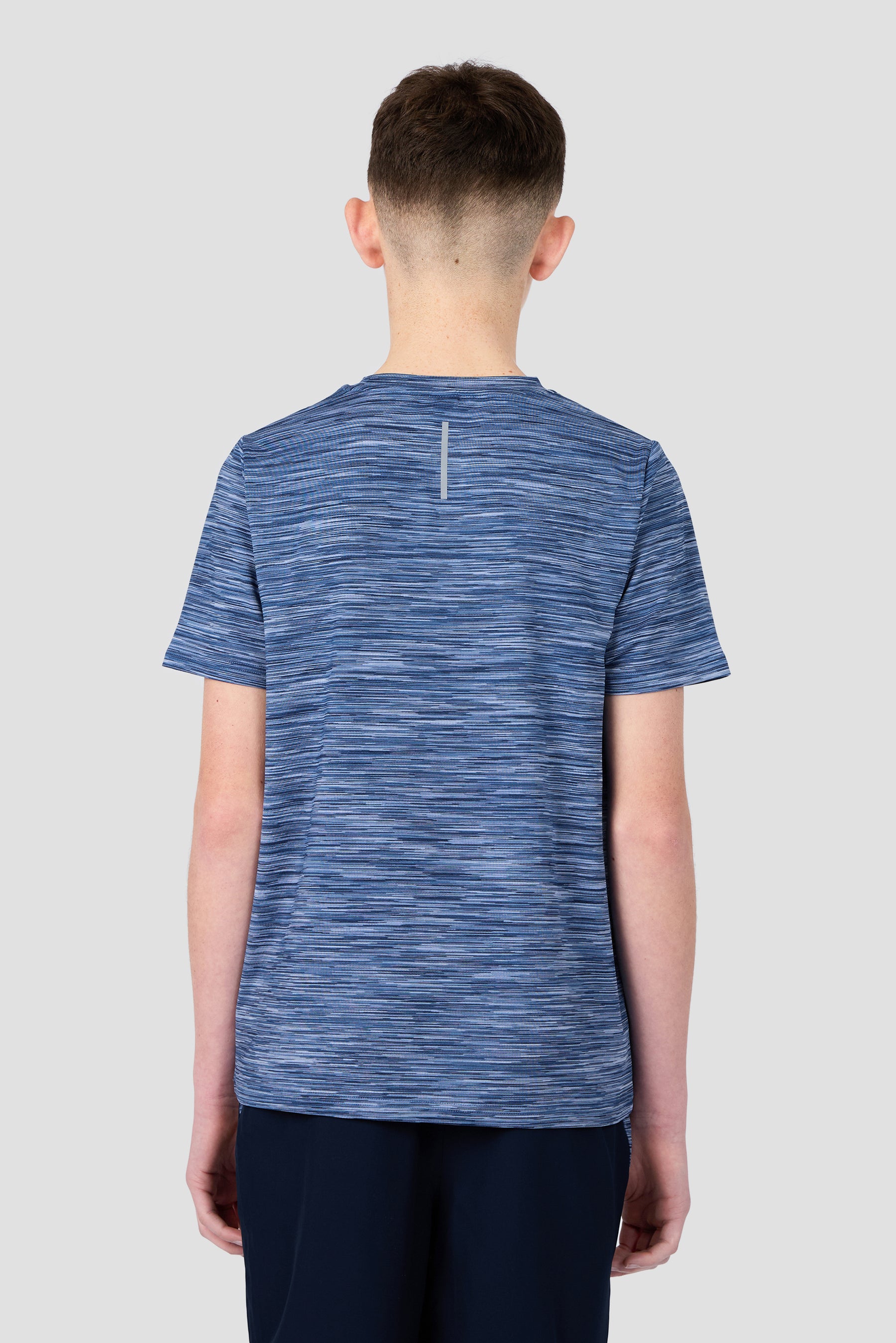 Boys Trail 2.0 T-Shirt - Navy/Charcoal Blue Multi
