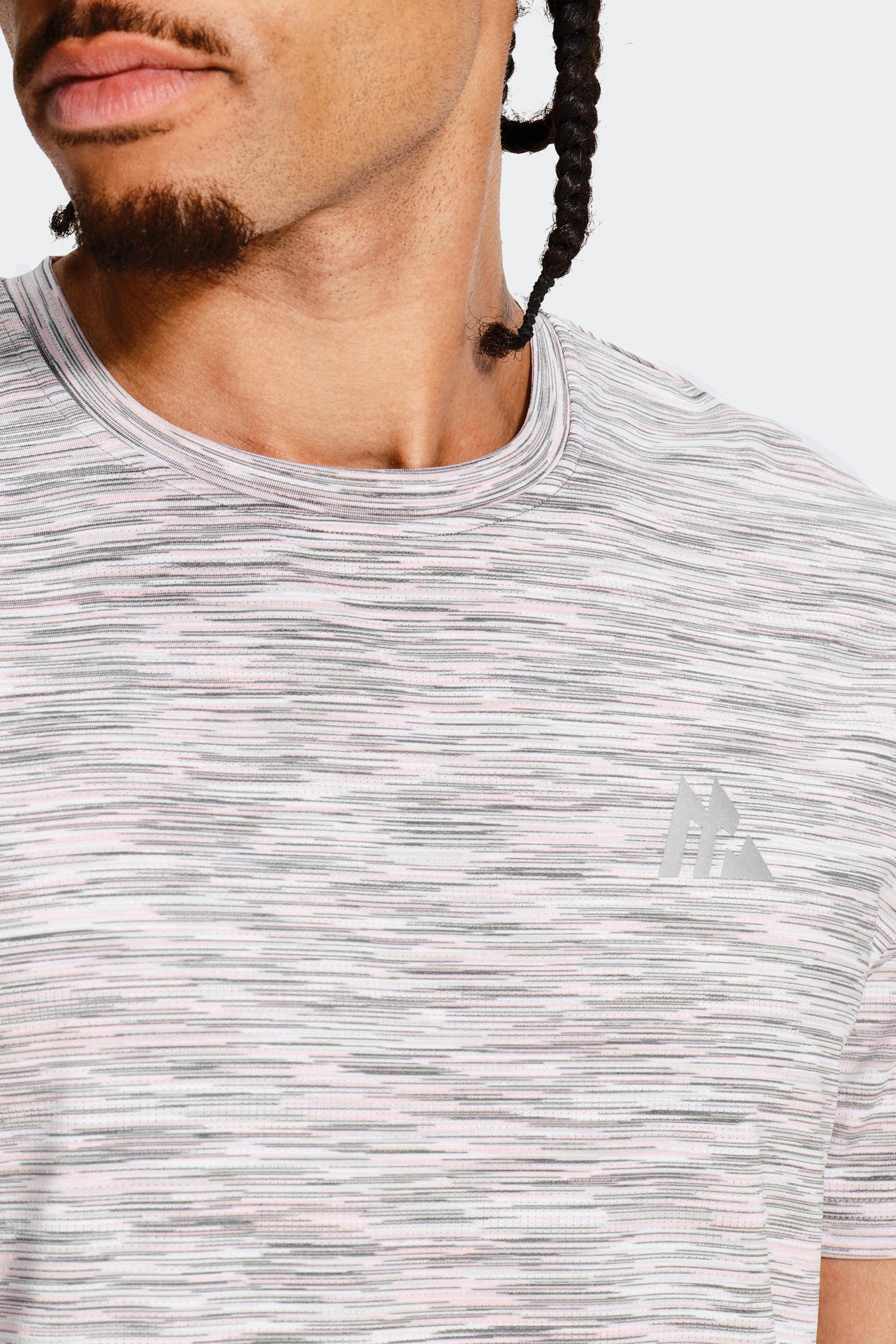 Trail T-Shirt - Platinum Grey/Light Smoke Grey/Light Pink/White