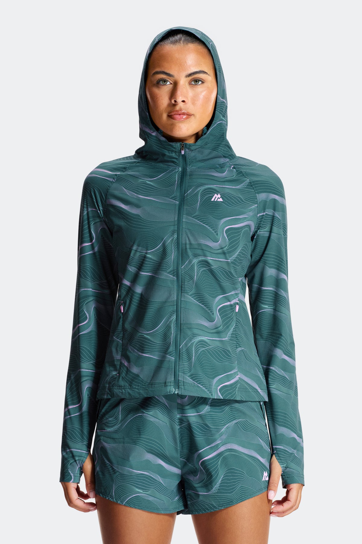 Bora Windbreaker - Winter Teal/Powder Pink/Frosted Teal
