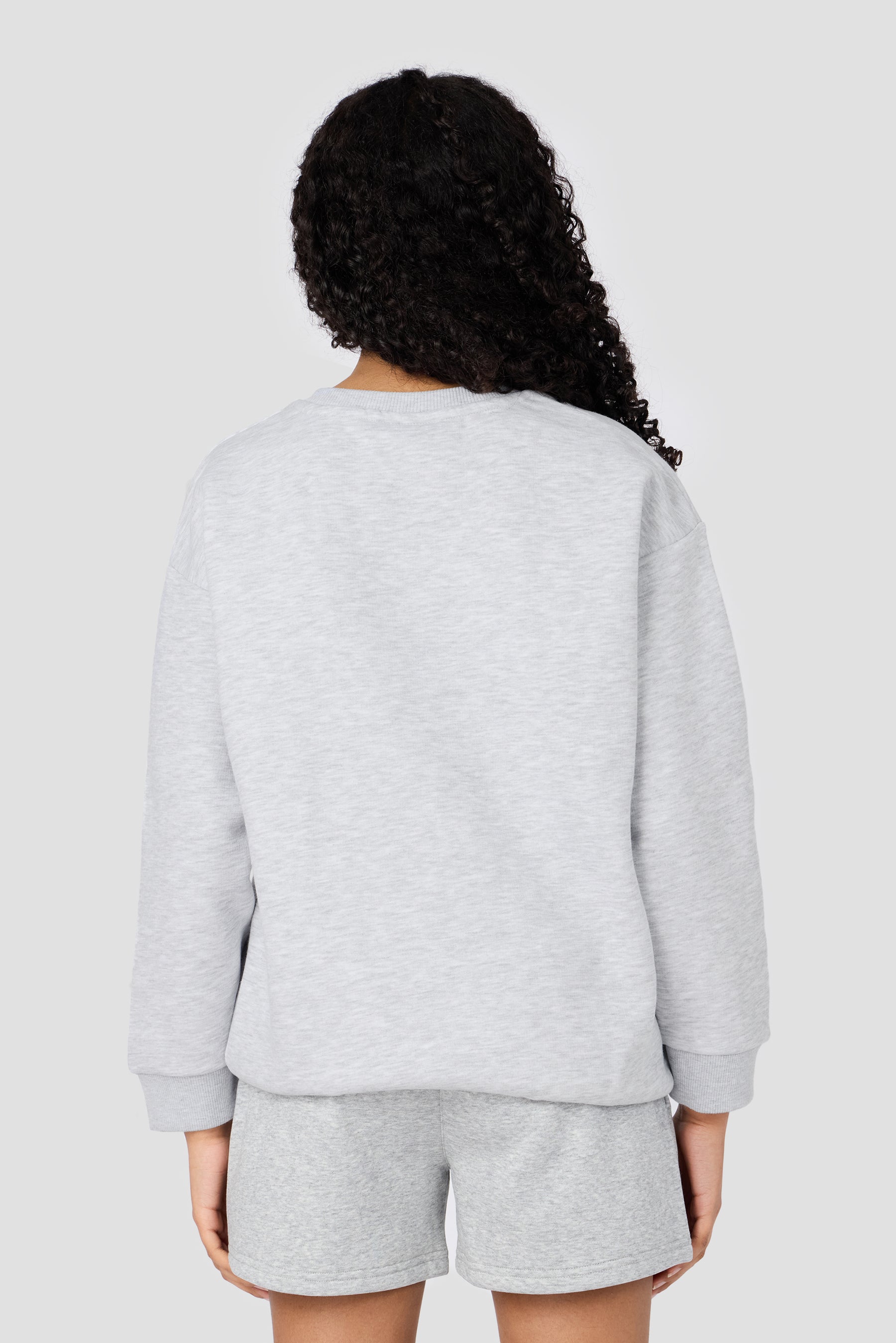 Girls Leap Sweatshirt - Grey Marl