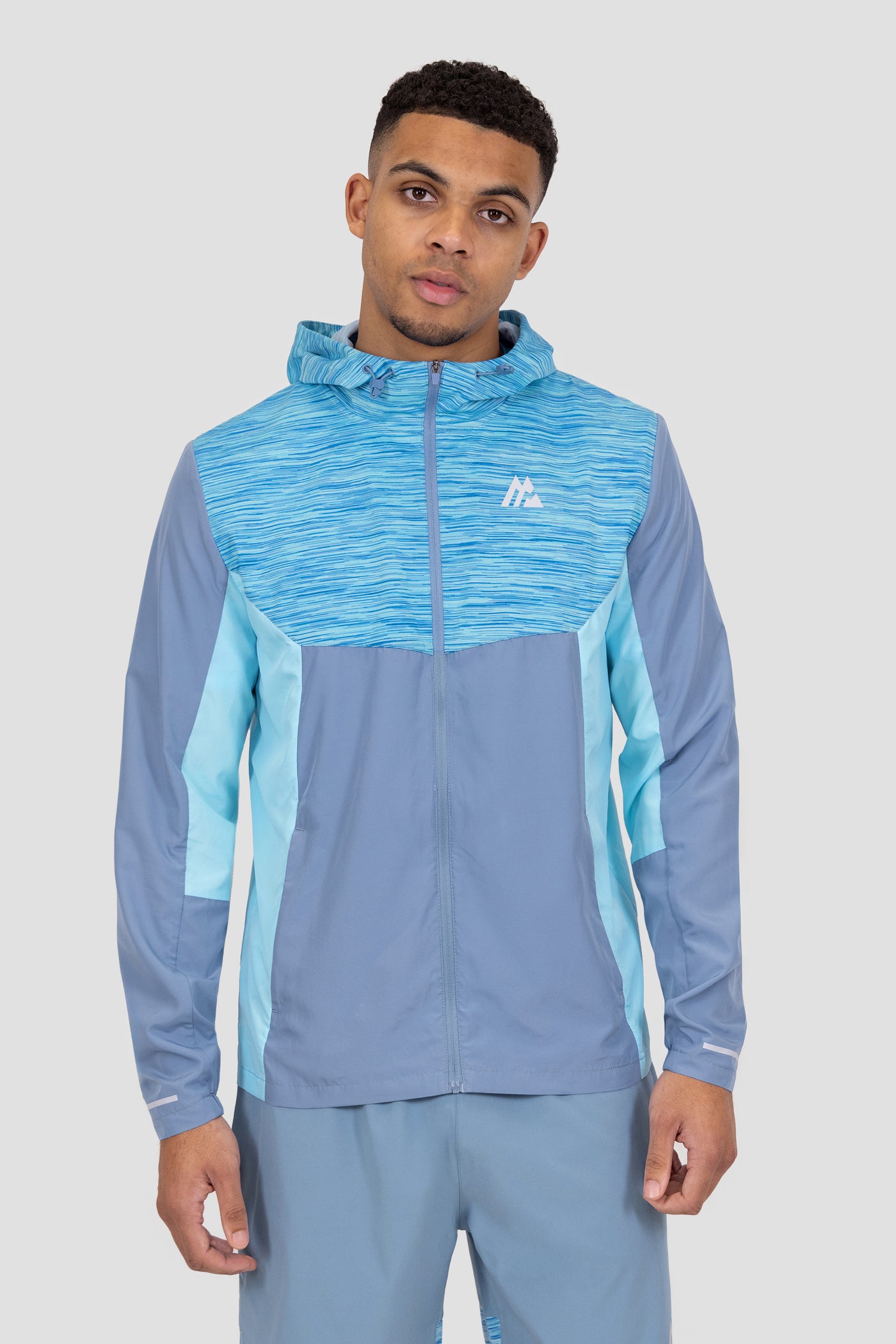 Trail Windbreaker - Neon Blue/Navy