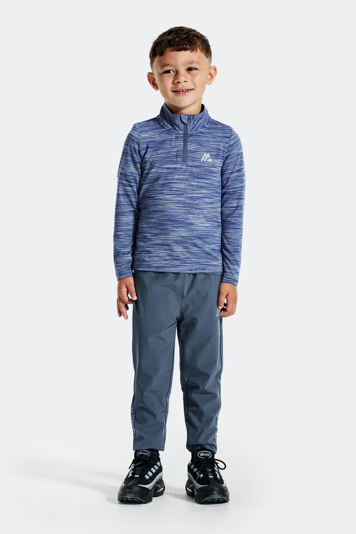 Infant Boys Trail 1/4 Zip - Blue Slate/Blue