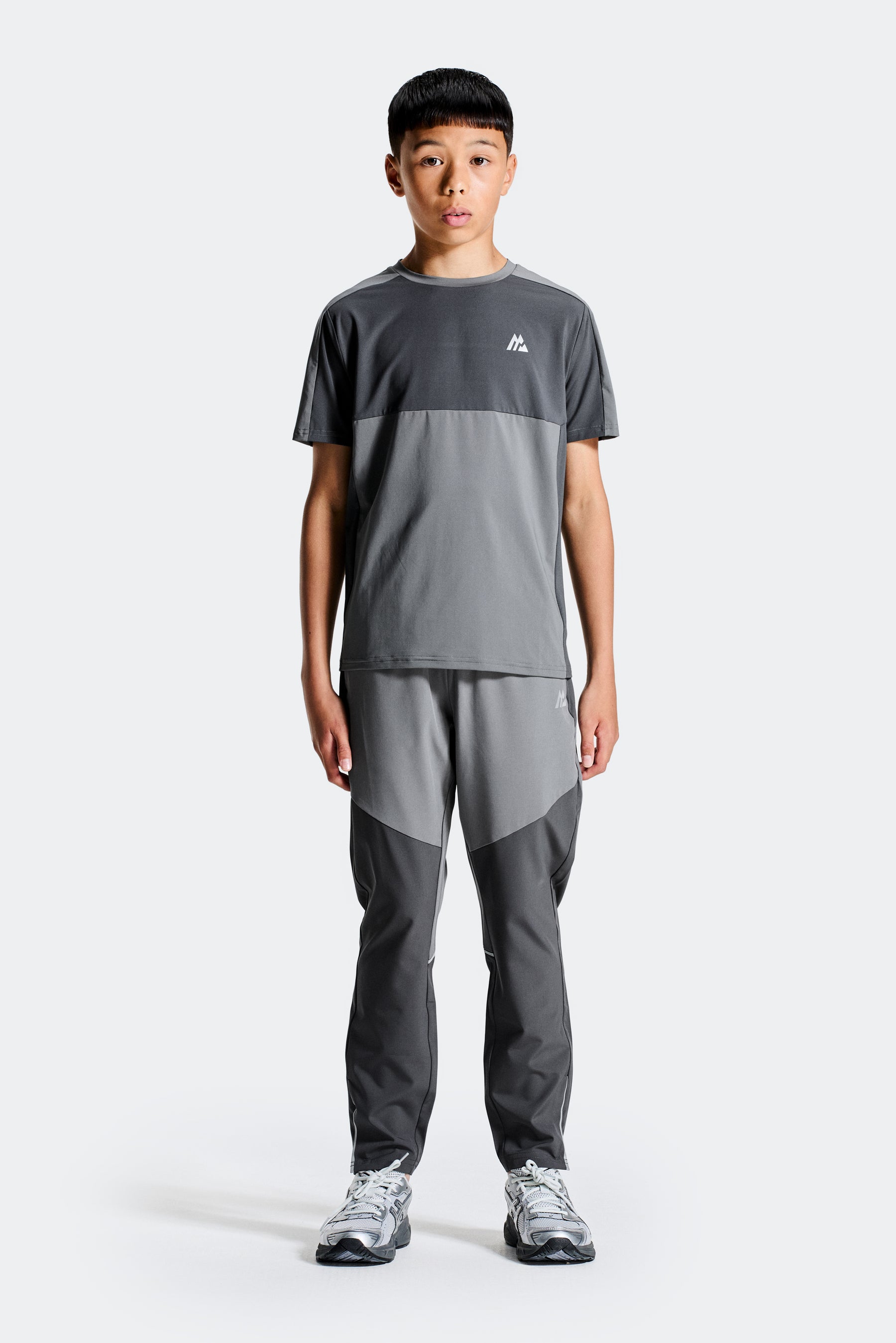 Boys Cerberus T-Shirt - Cement Grey/Platinum Grey/Asphalt