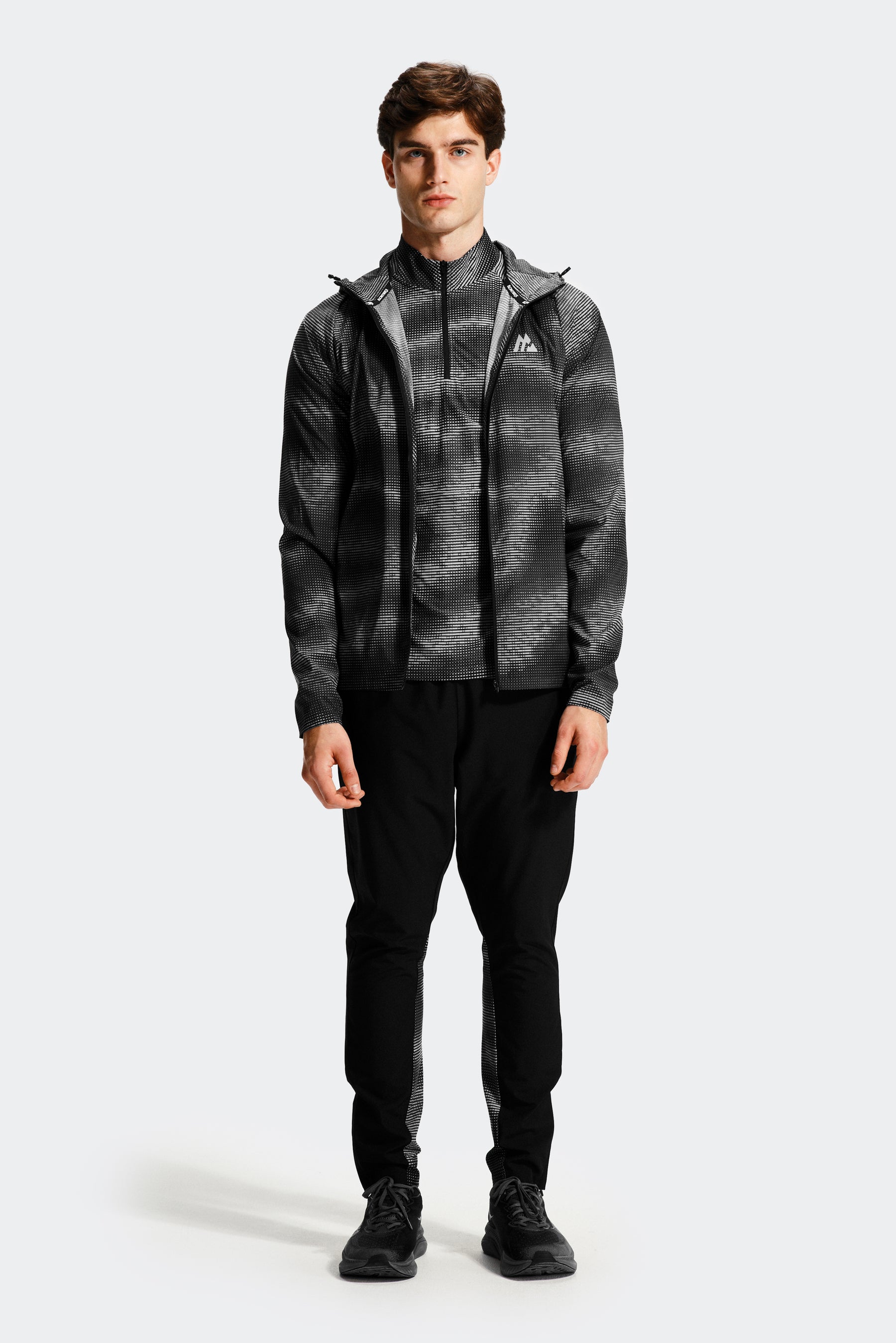 Haze 1/4 Zip - Black/Asphalt/Platinum Grey