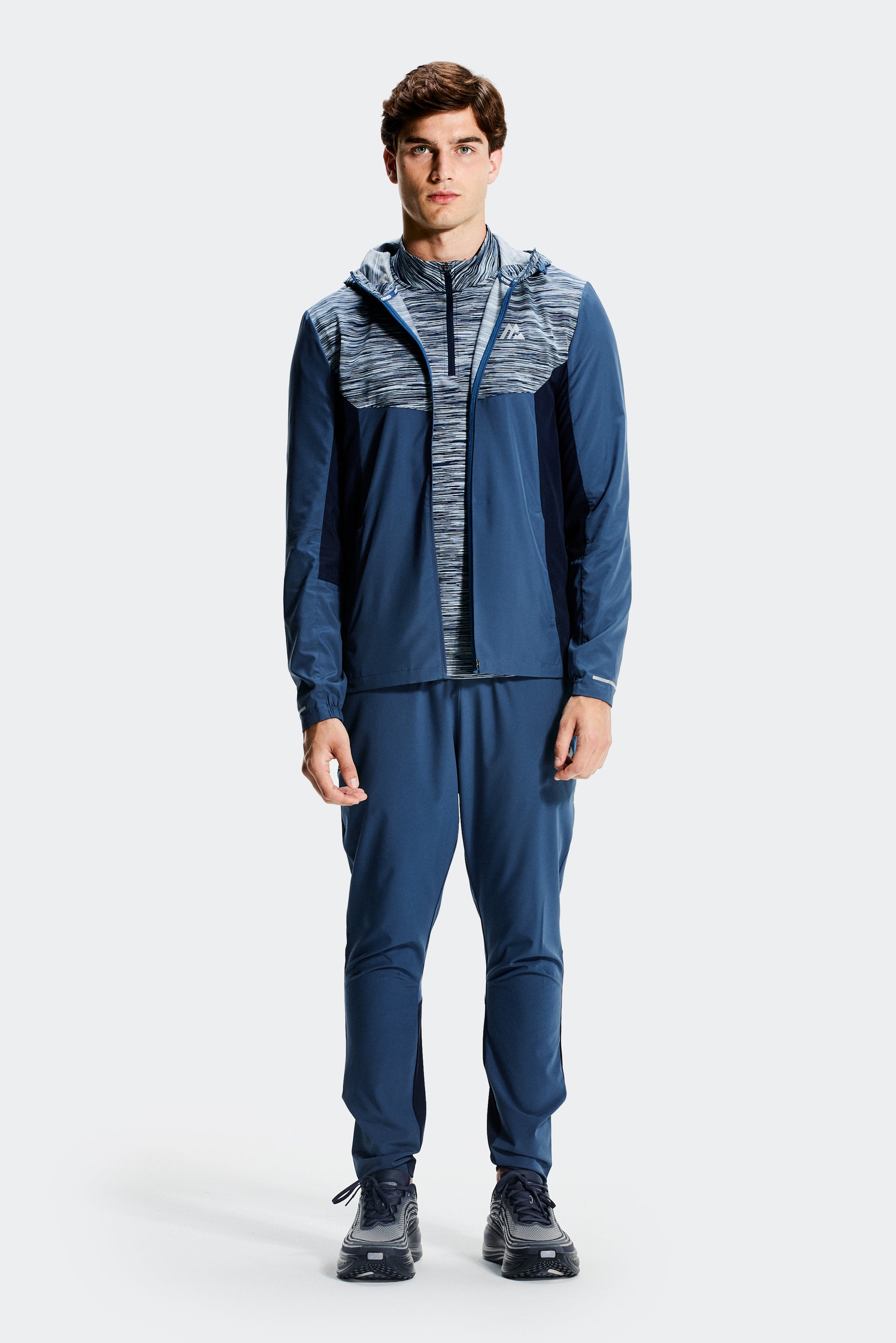 Trail 1/4 Zip - Naval/Midnight Blue/Summer Mist