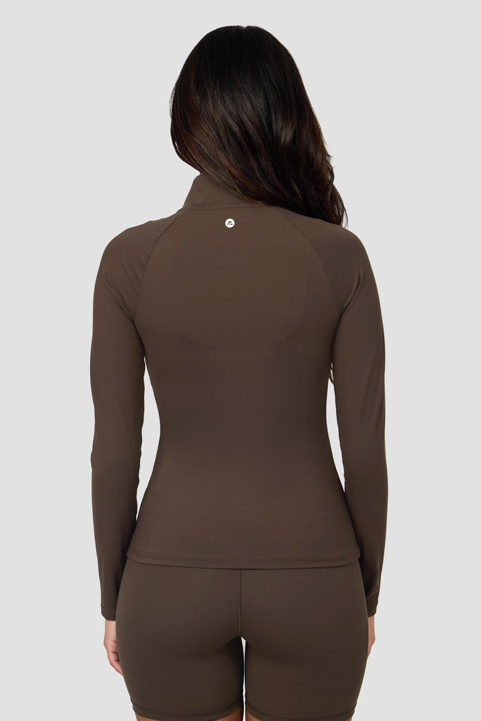 Form Full Zip - Cocoa