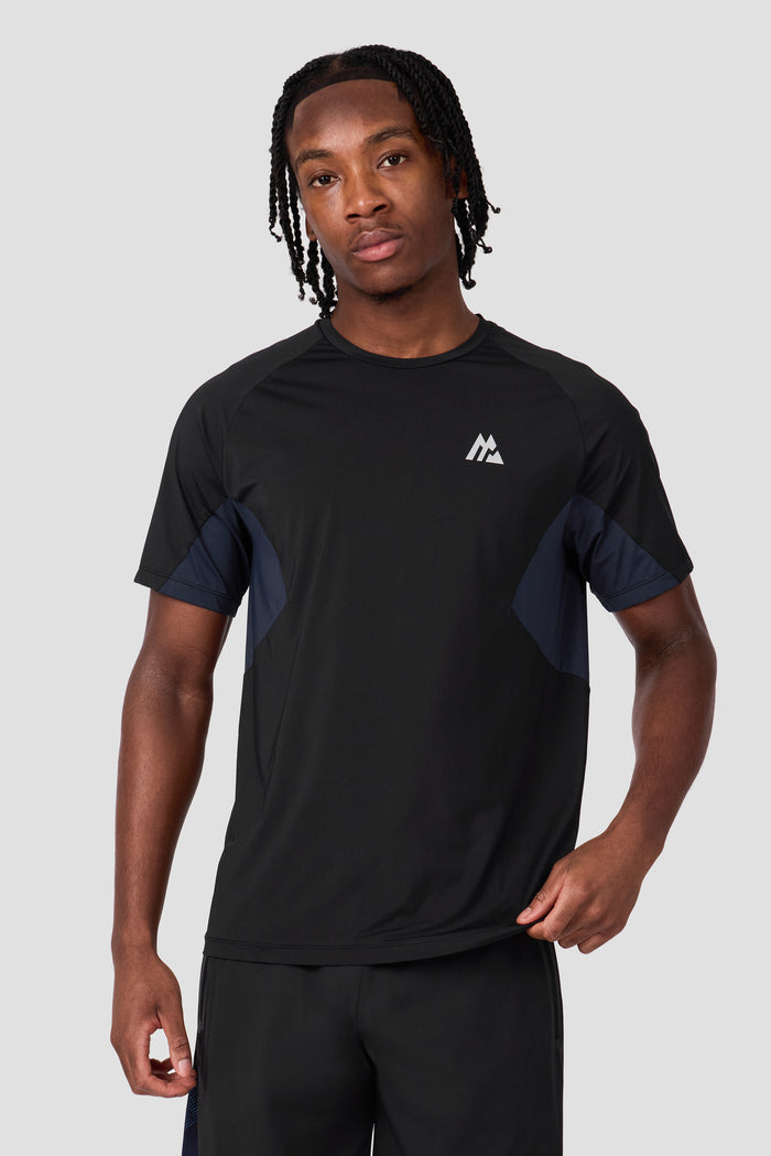 Endurance T-Shirt - Black/Midnight Blue/Bondi