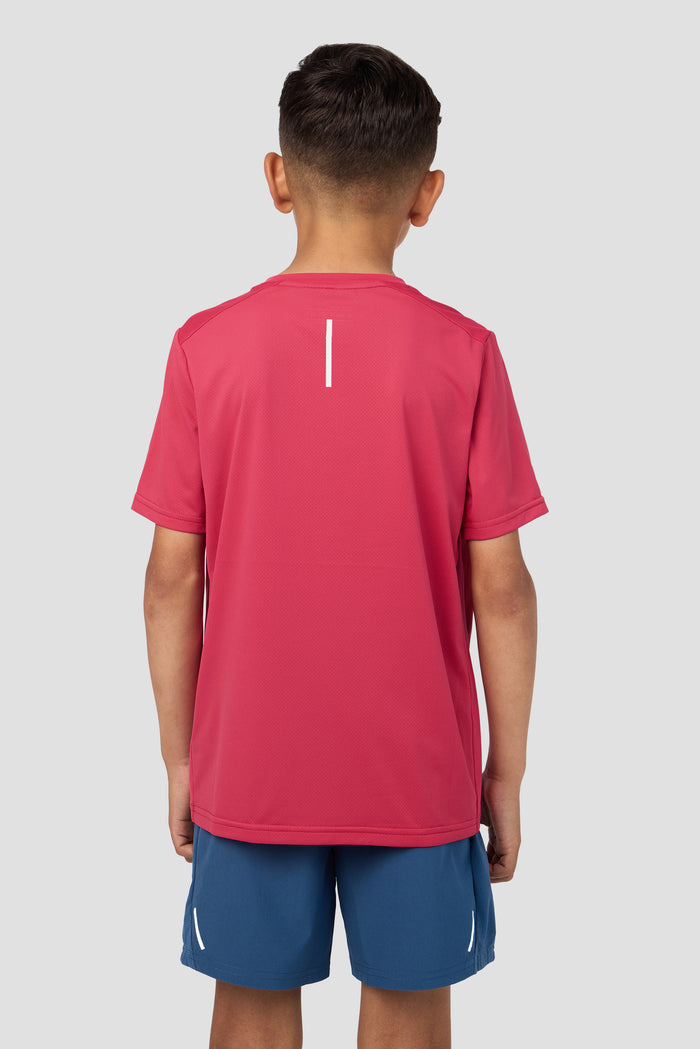 Boys Delta T-Shirt - Pomegranate