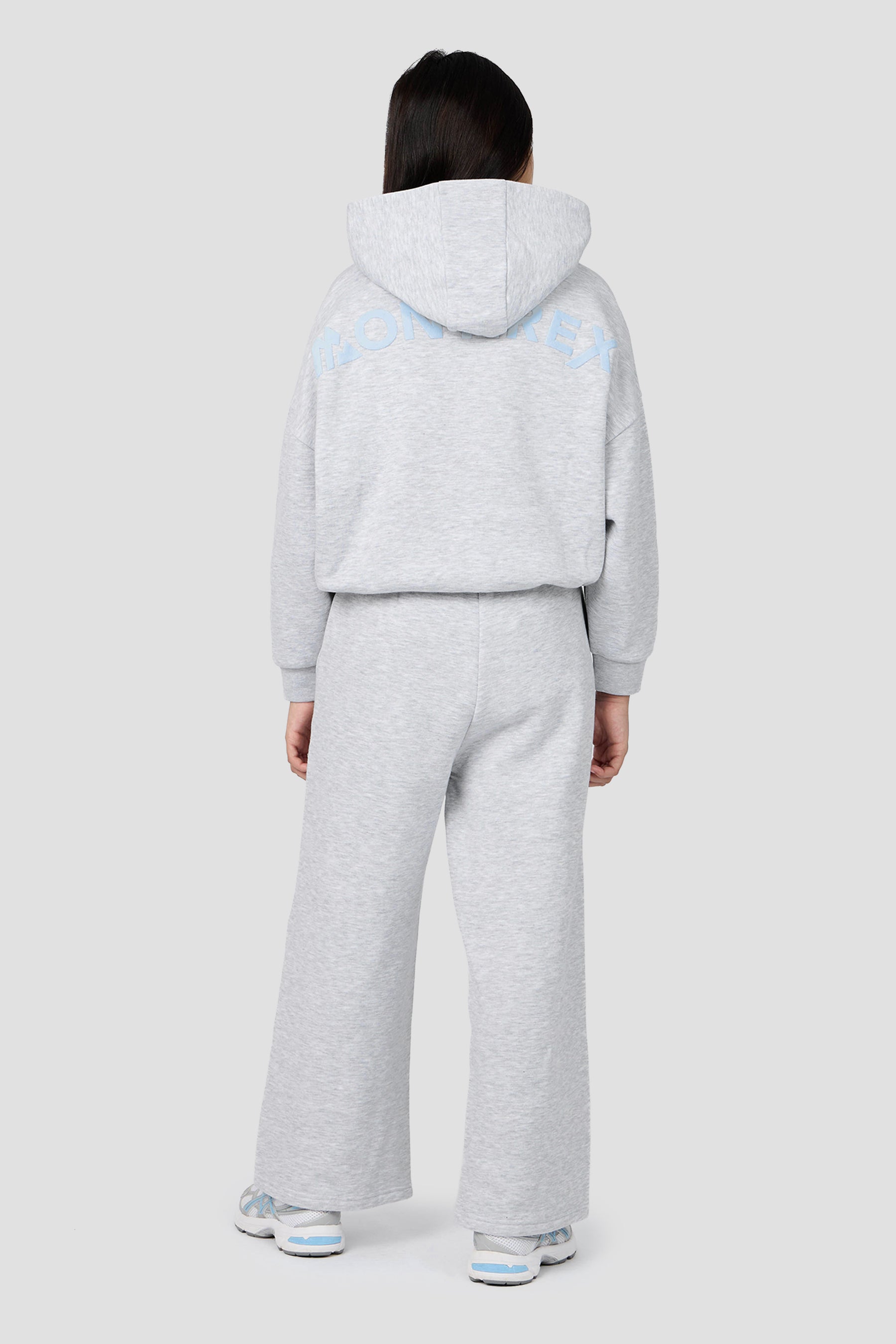 Girls Vibe Jogger - Light Smoke Grey Marl/Misty Blue