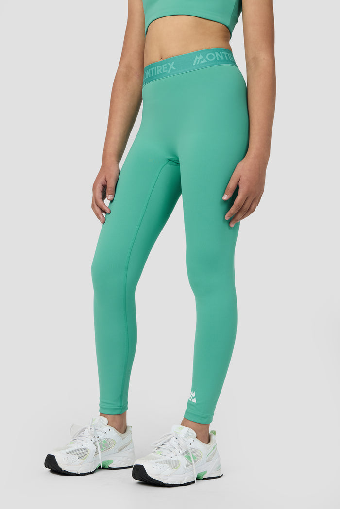 Girls Icon Legging - Mineral Green