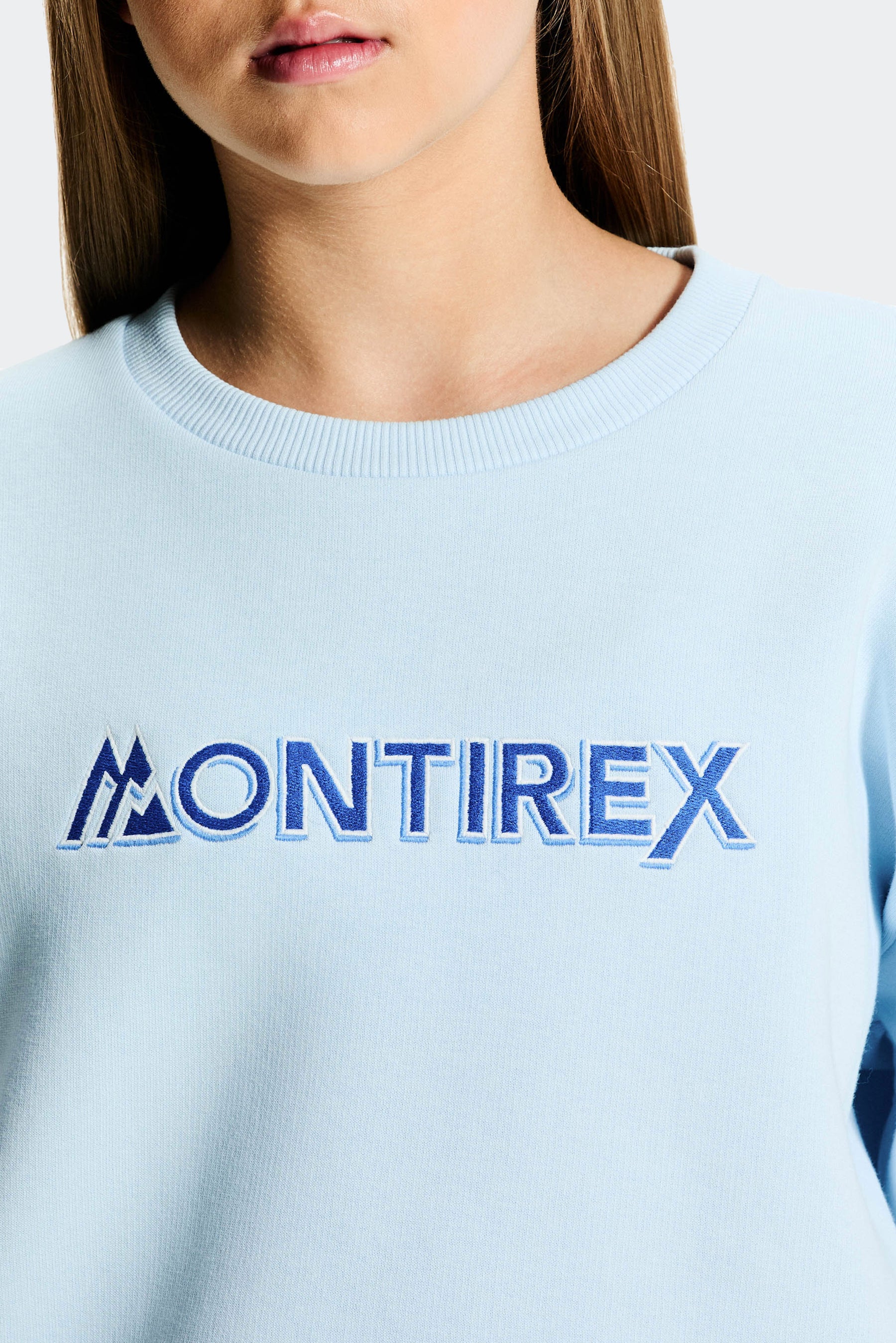 Girls Leap Sweatshirt - Misty Blue