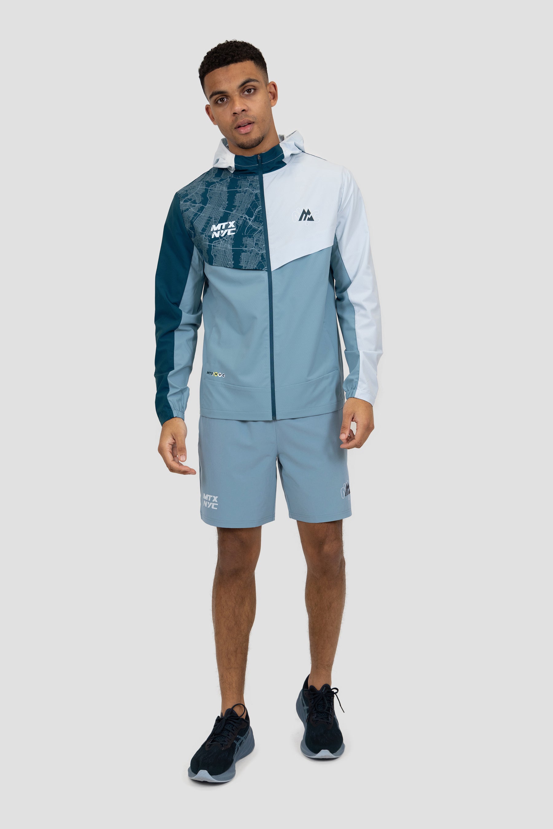 MTX Run City New York Jacket - Abyssal/Summer Mist/Slate Blue