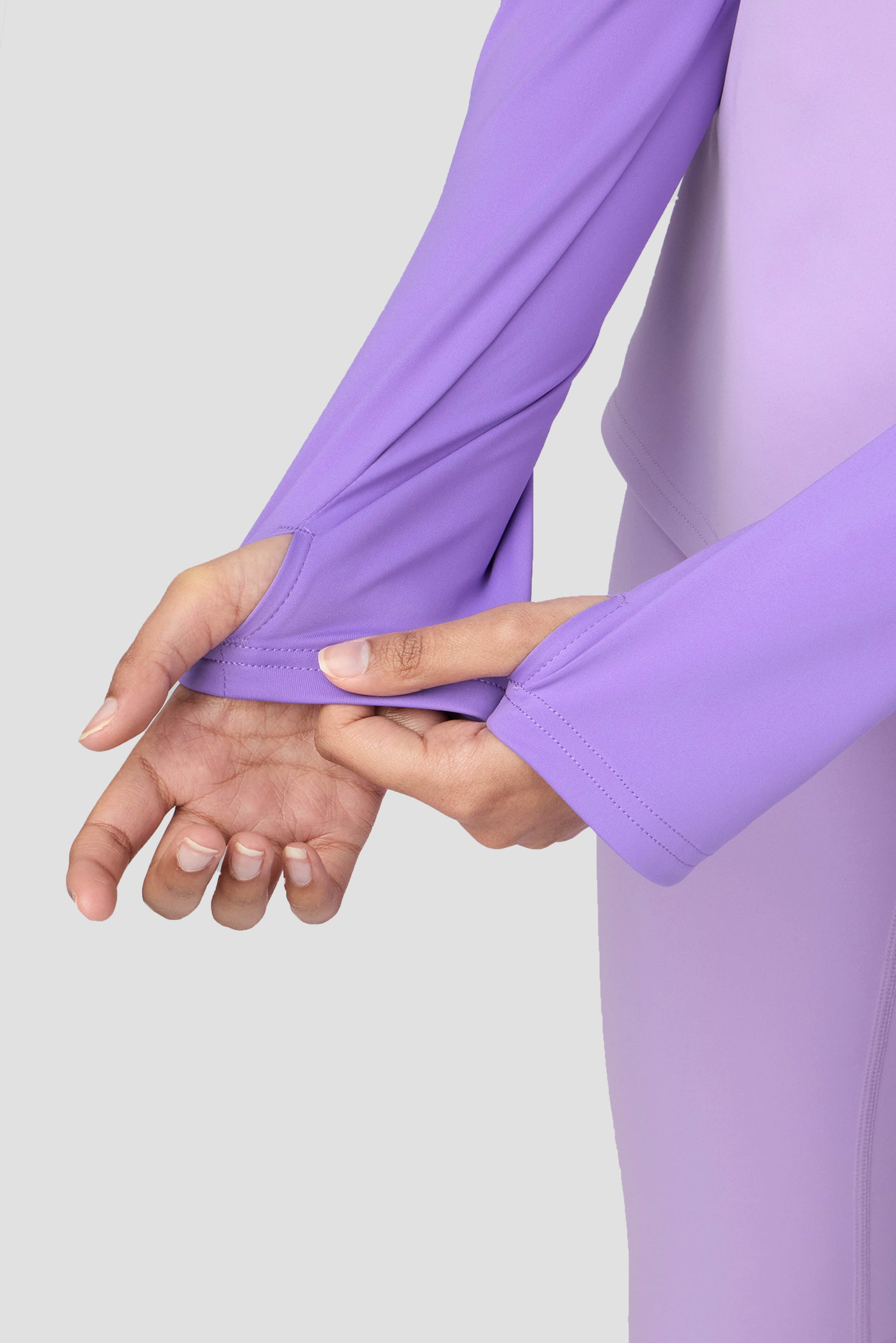 Girls Dash 1/4 Zip - Parma/Royal Purple