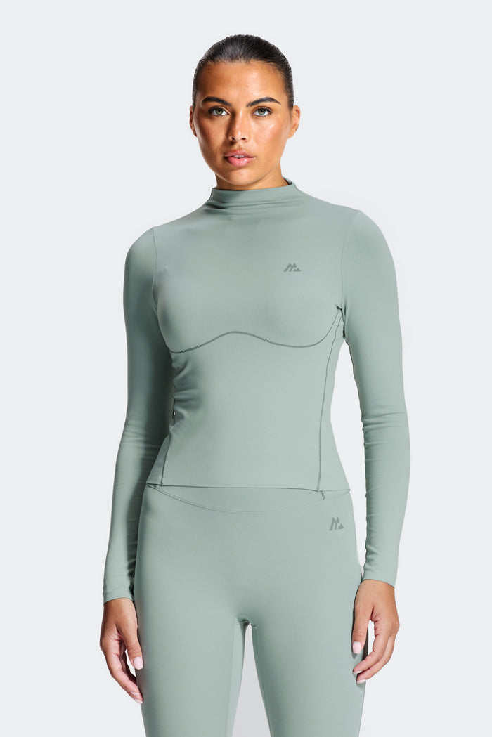 Dawn Long Sleeve Top - Winter Sage