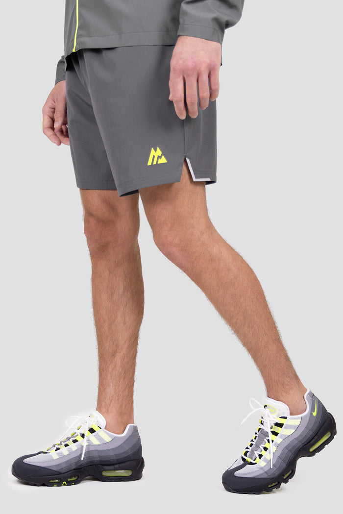 Fly Short - Cement Grey/OG Neon