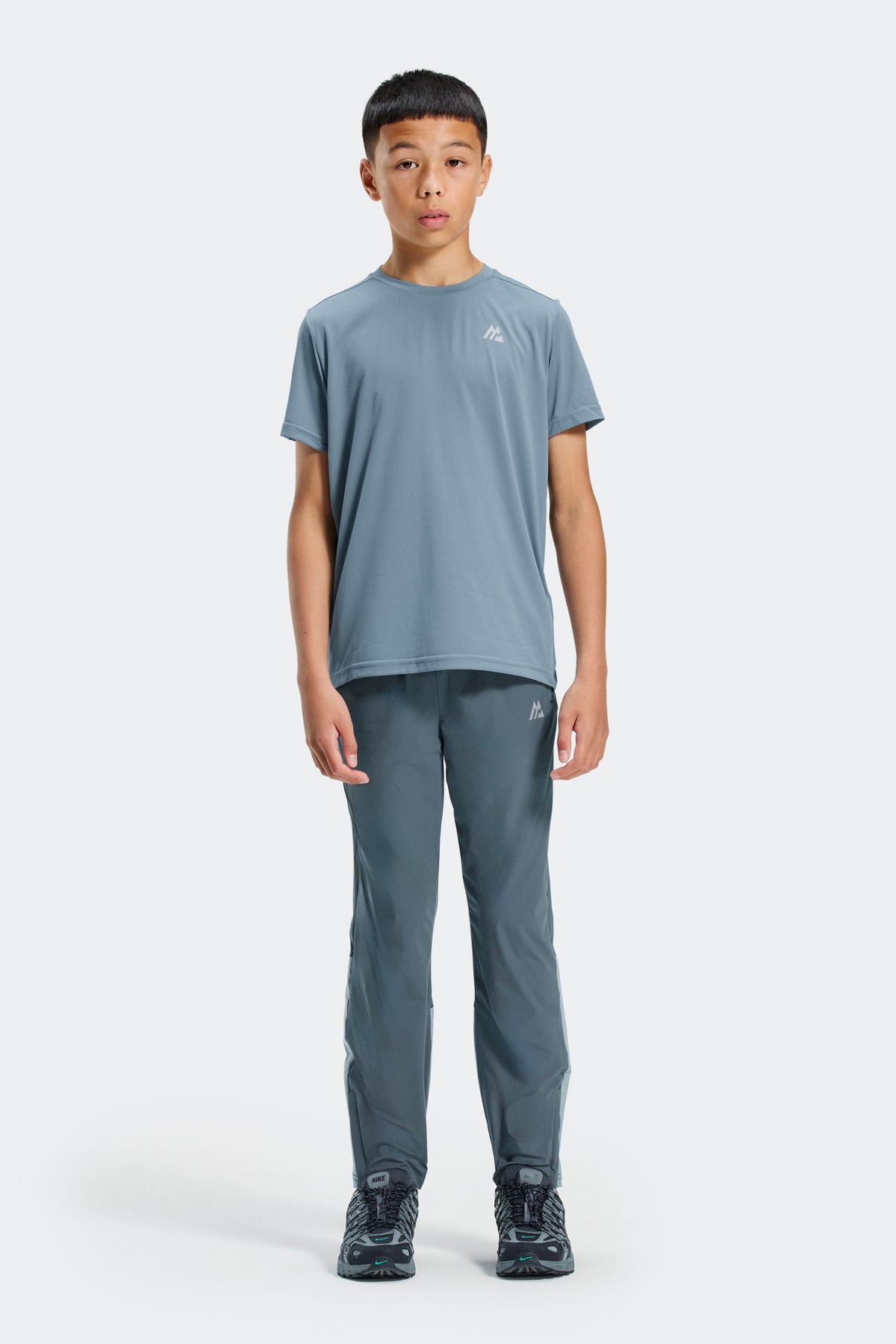 Boys Delta T-Shirt - Pebble Blue