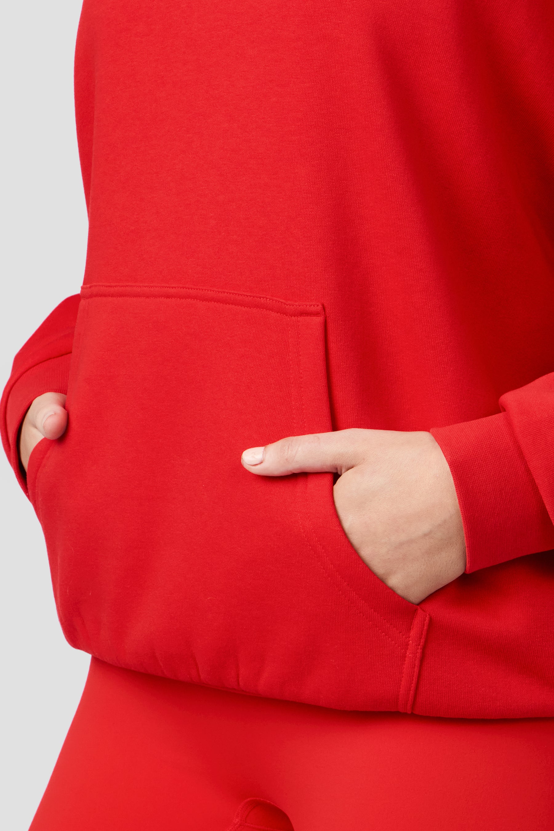Athleisure Club Hood - Poppy Red