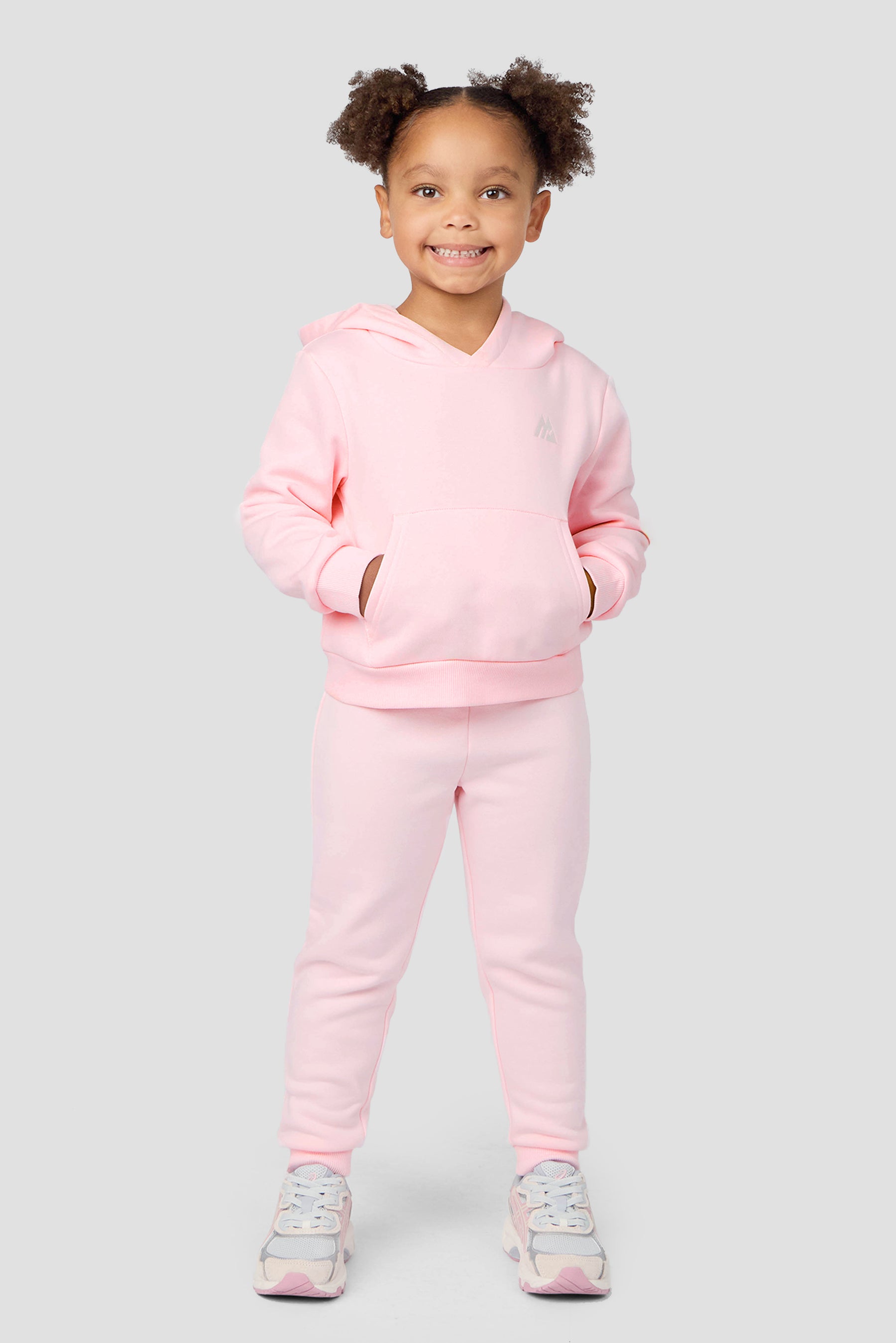 Infant Girls Joy Hood/Jogger Set - Silk Pink
