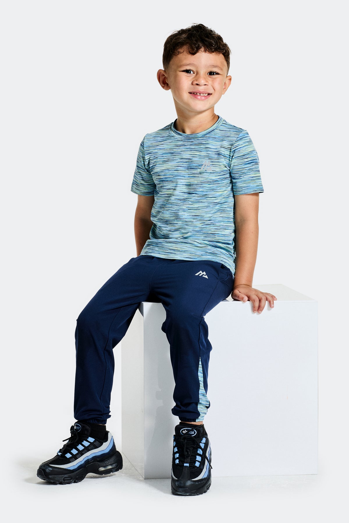 Infant Boys Trail T-Shirt - Blue/Citrus