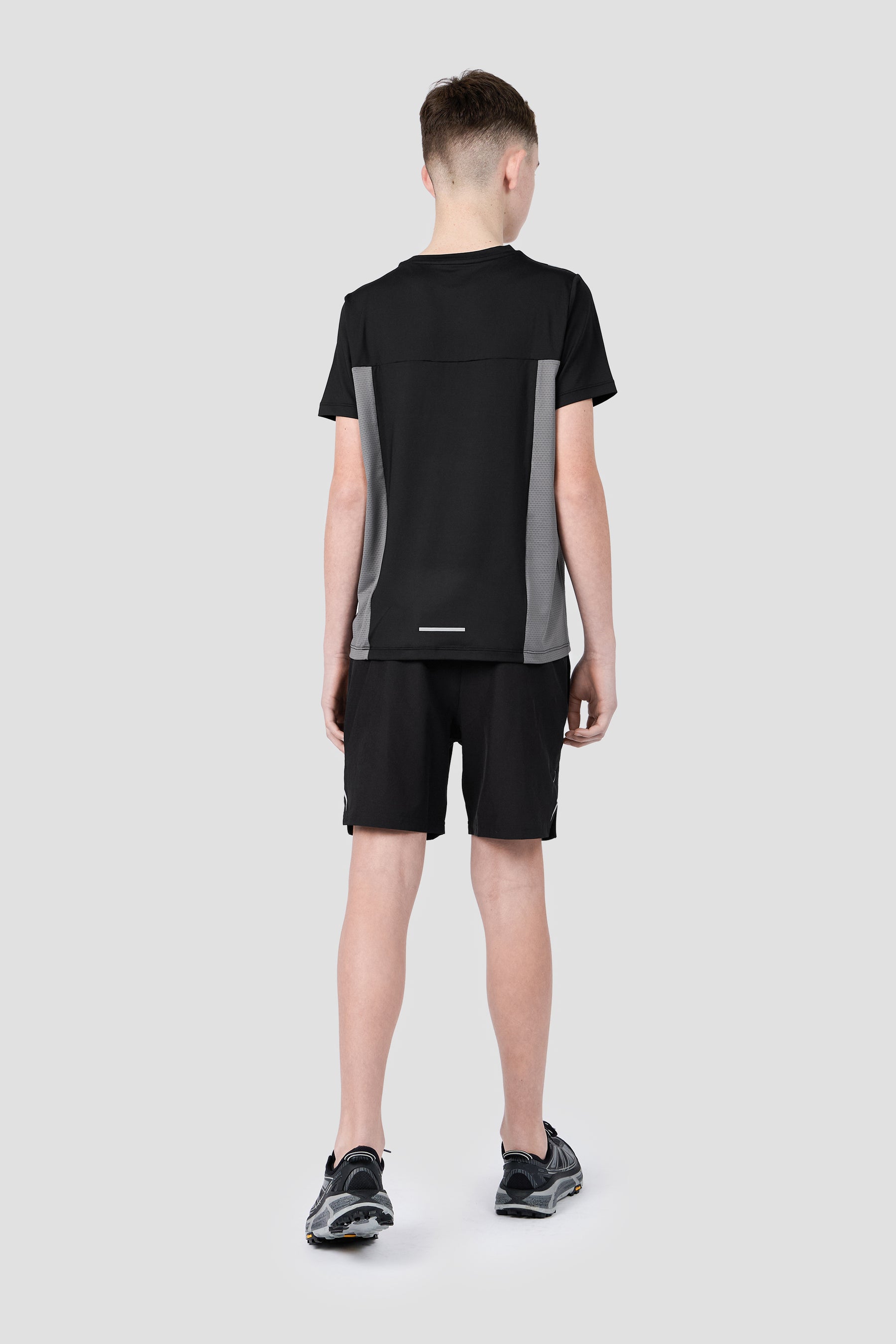 Boys Scope Short - Black/Cement Grey