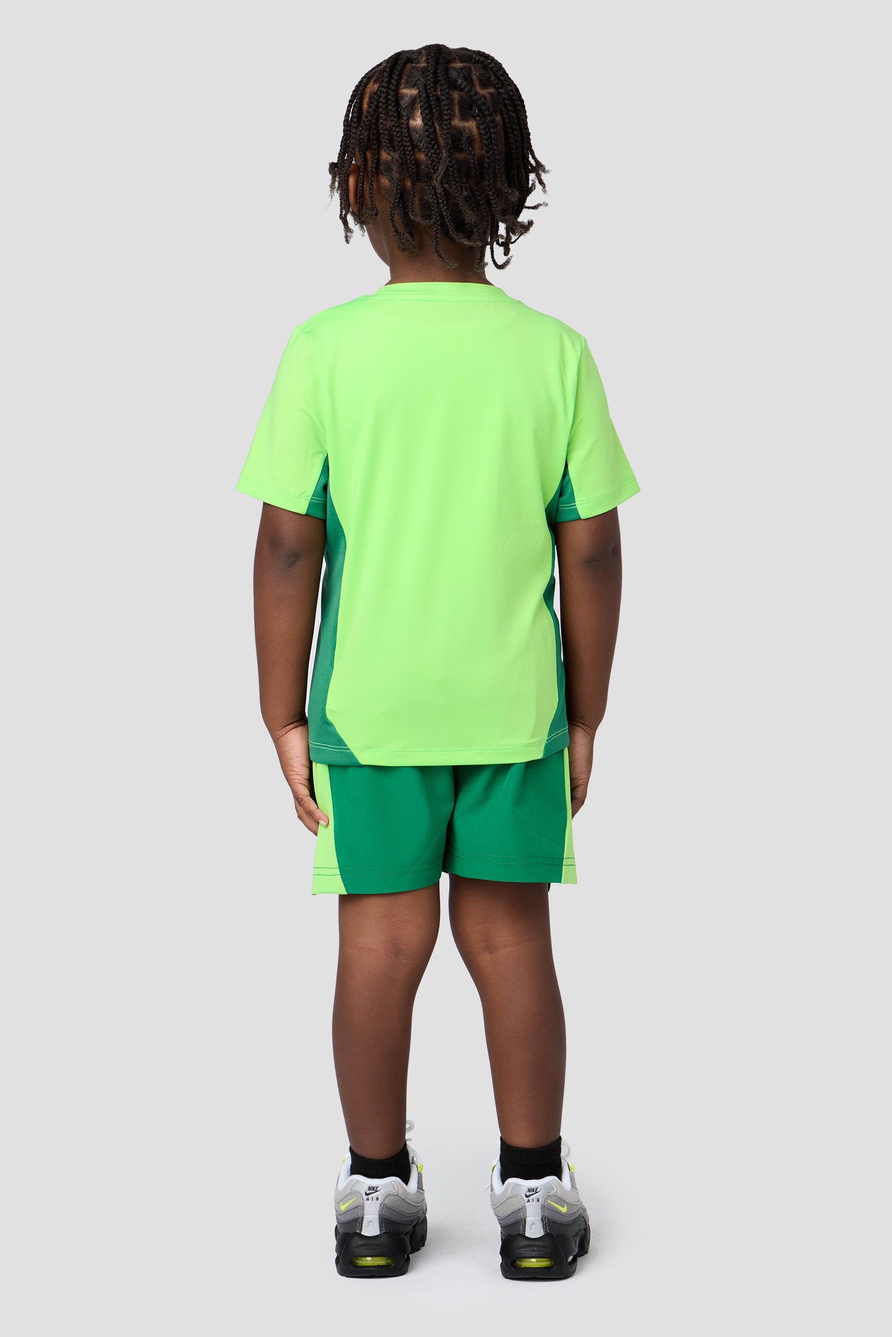 Infant Boys Peak 2.0 T-Shirt/Short Set - Chameleon/Spruce Green