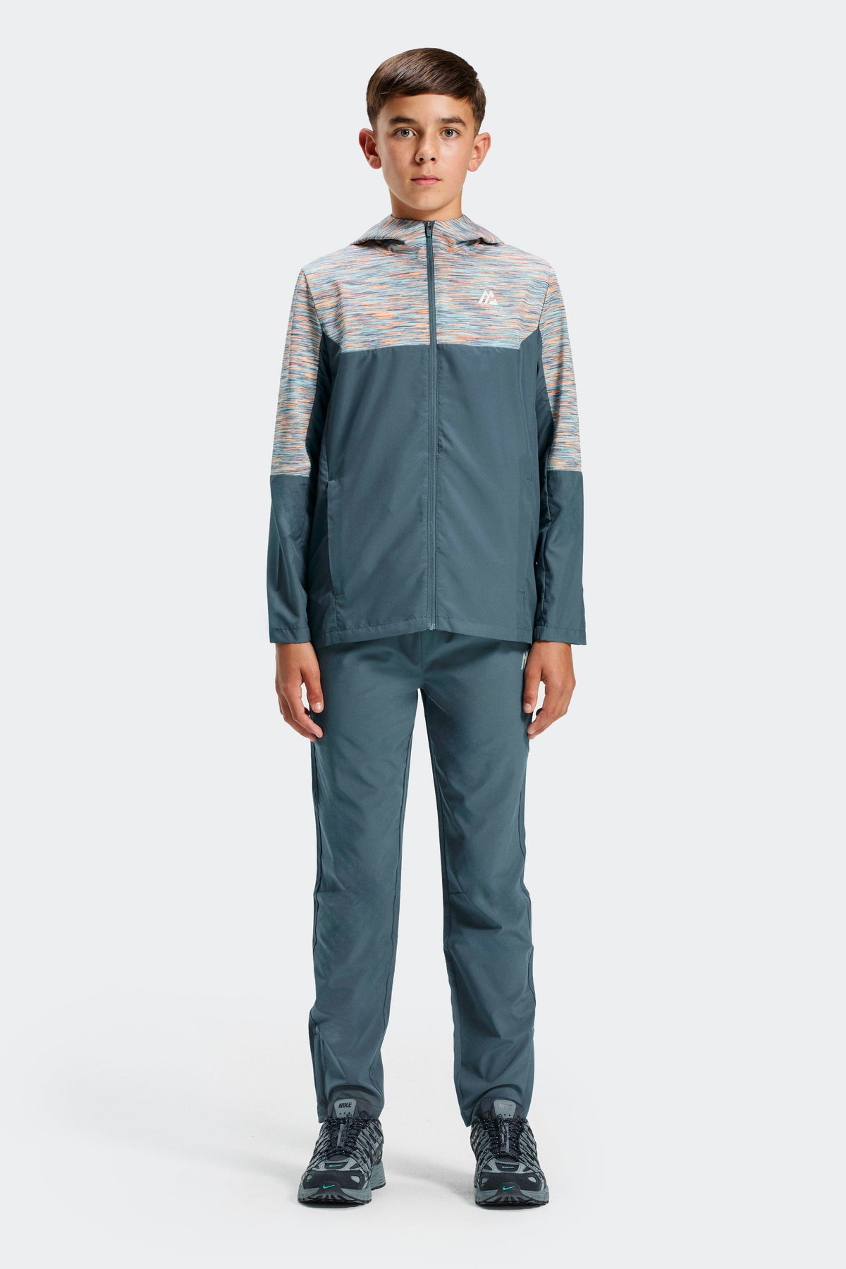 Boys Trail Pant - Blue Multi/Orange