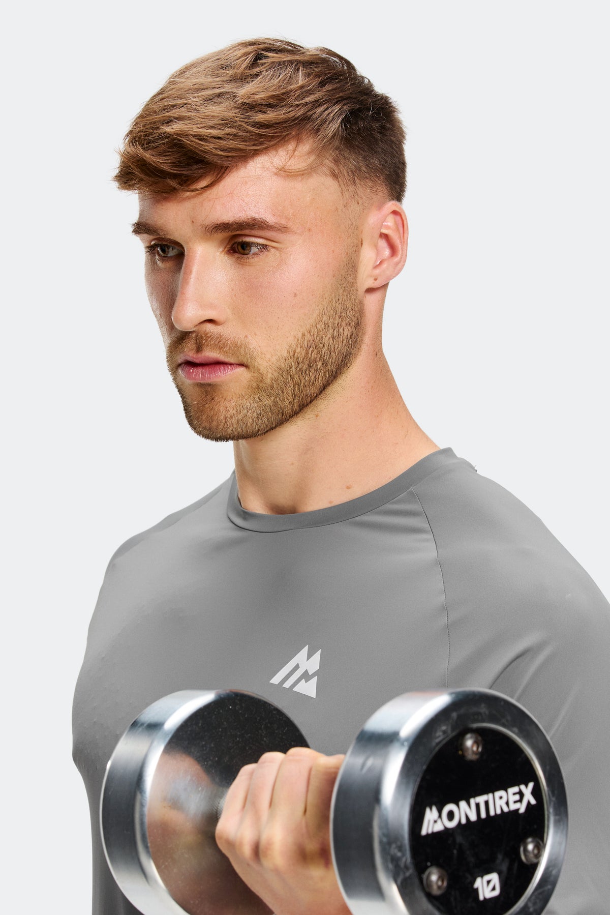 Endurance T-Shirt - Cement Grey/Black/Magenta
