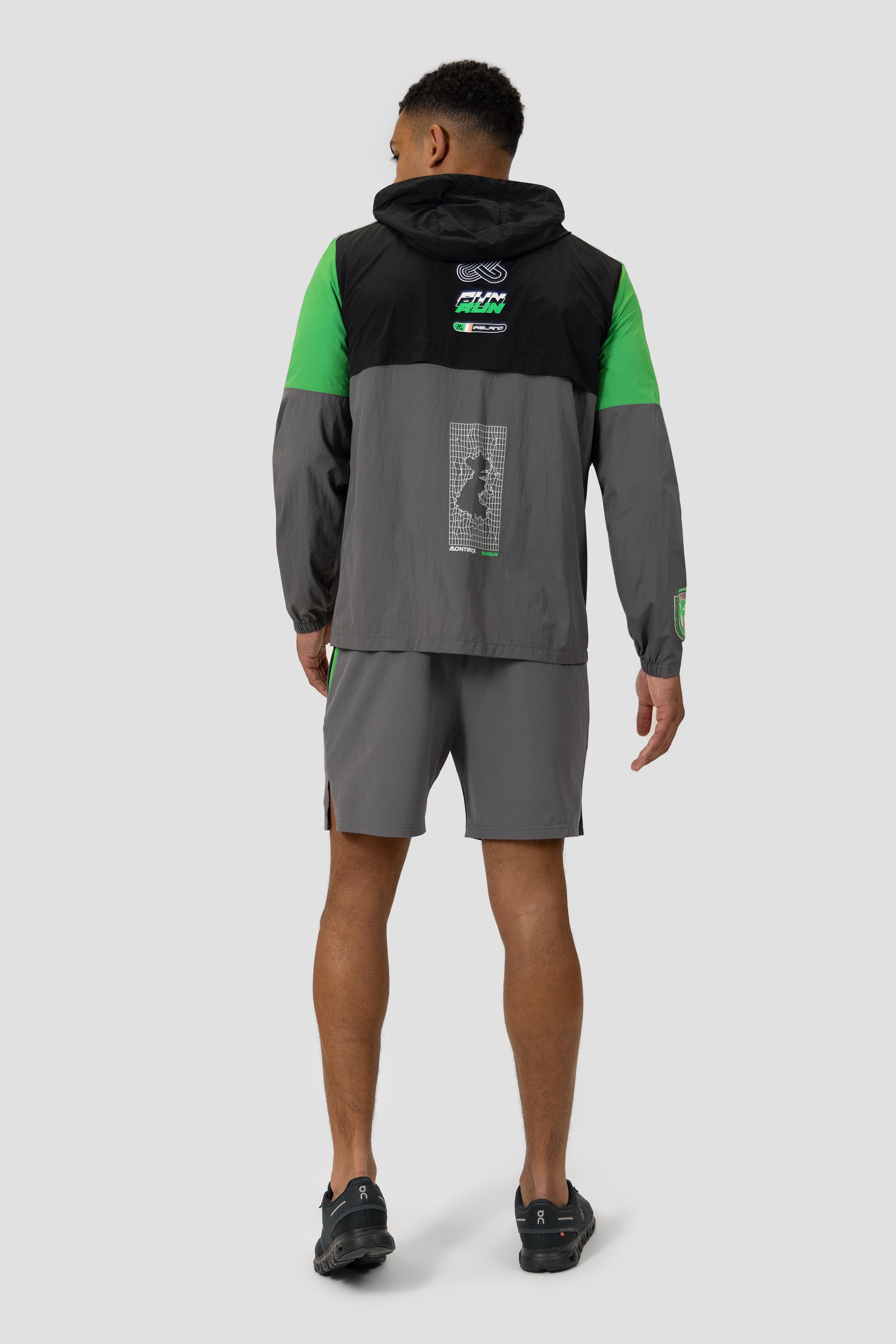 MTX Run City Dublin Jacket - Cement Grey/Black/Jada Green