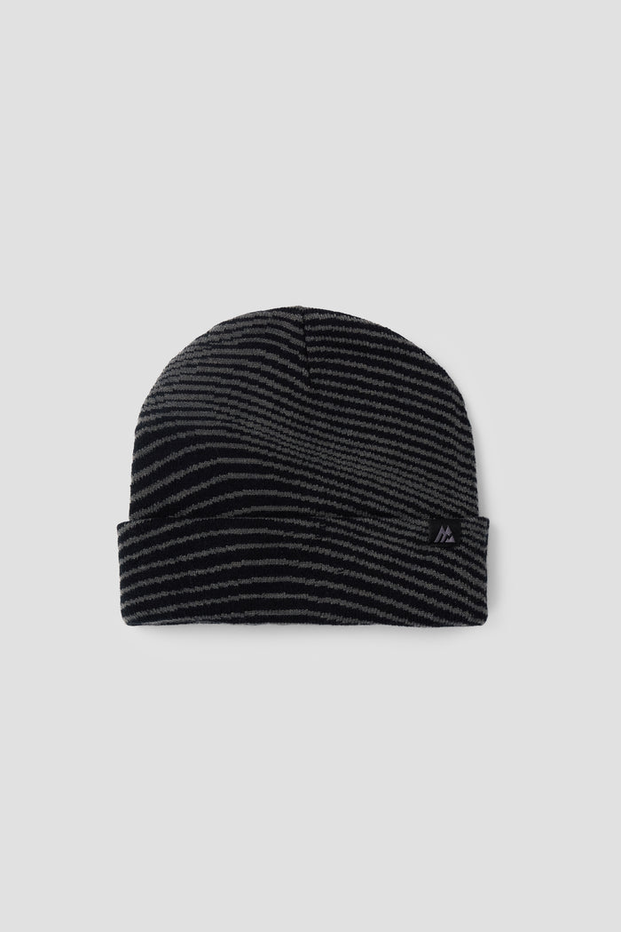 Junior Energise Beanie - Black/Cement Grey