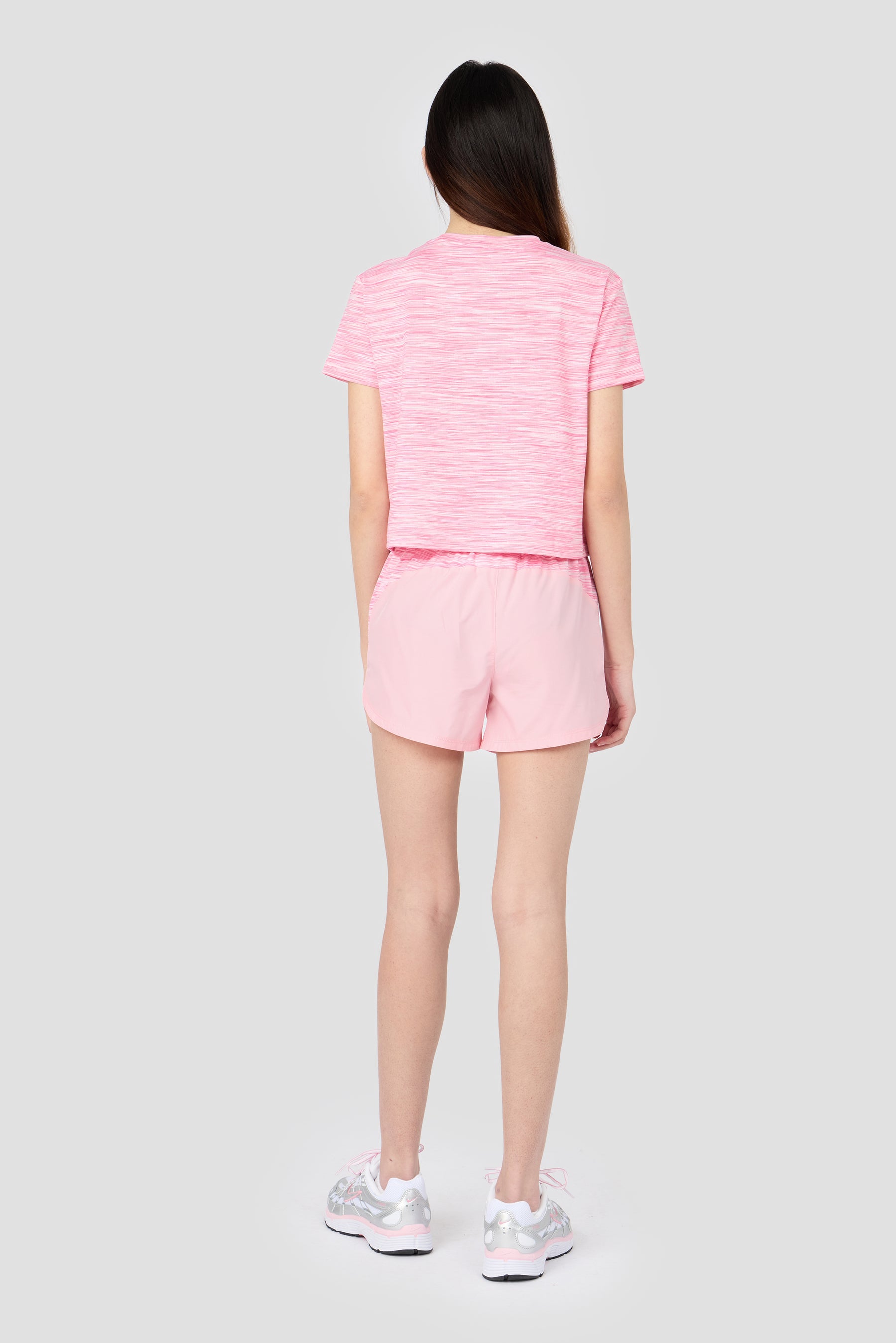 Girls Trail Panel Short - Pink/Blossom/Multi