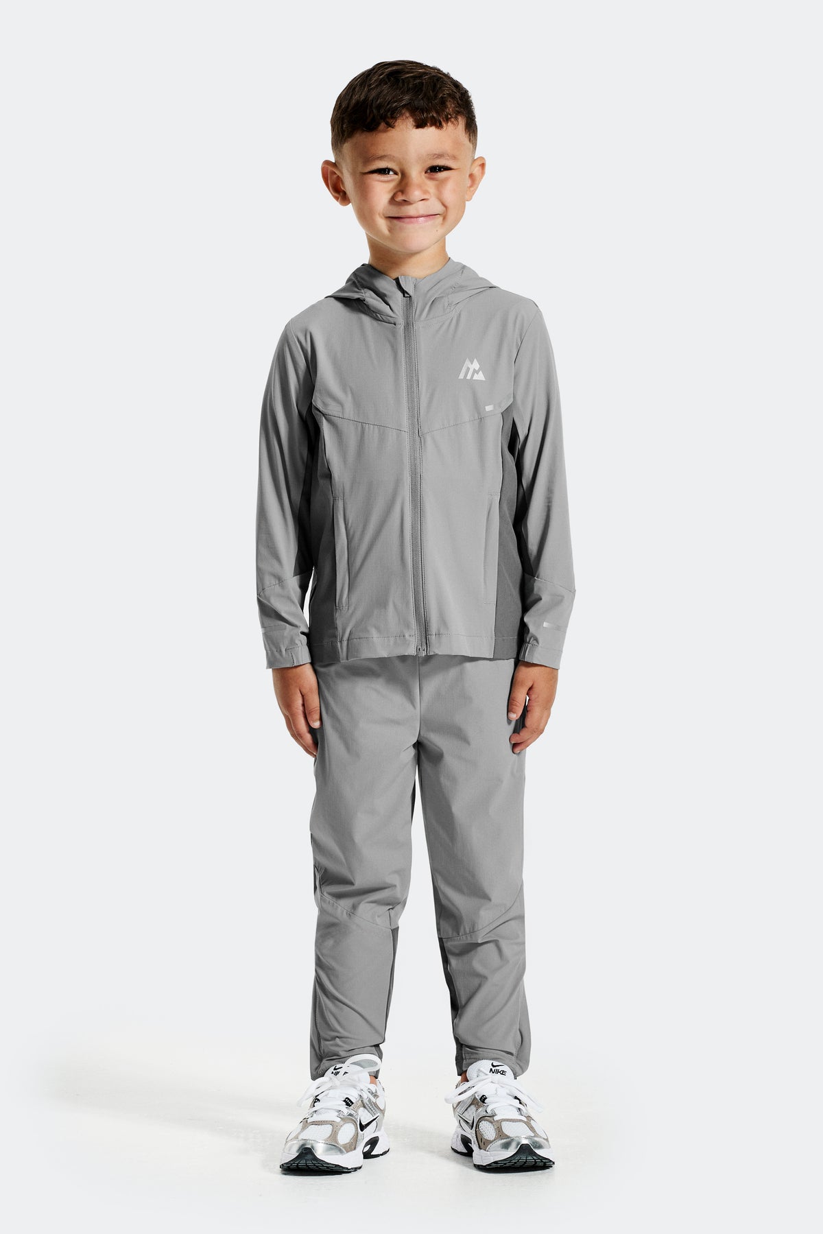 Infant Boys Vortex Jacket/Pant Set - Platinum Grey/Cement Grey