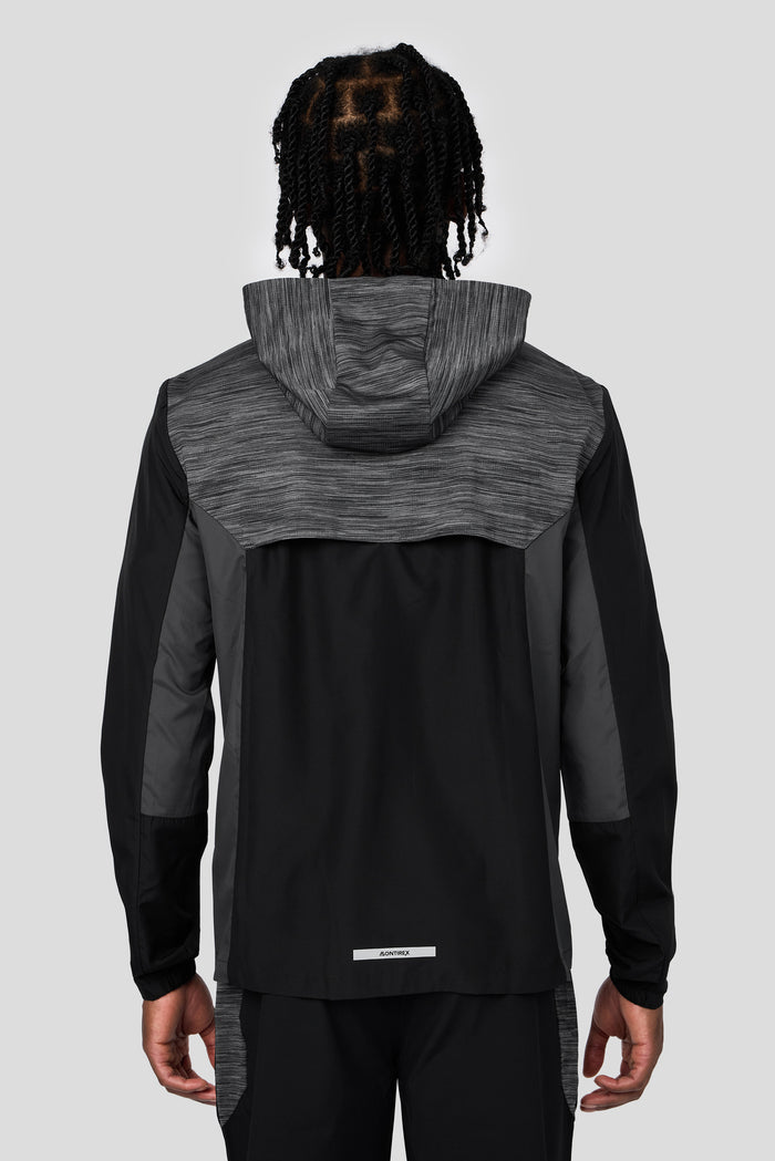 Trail Windbreaker - Black/Grey
