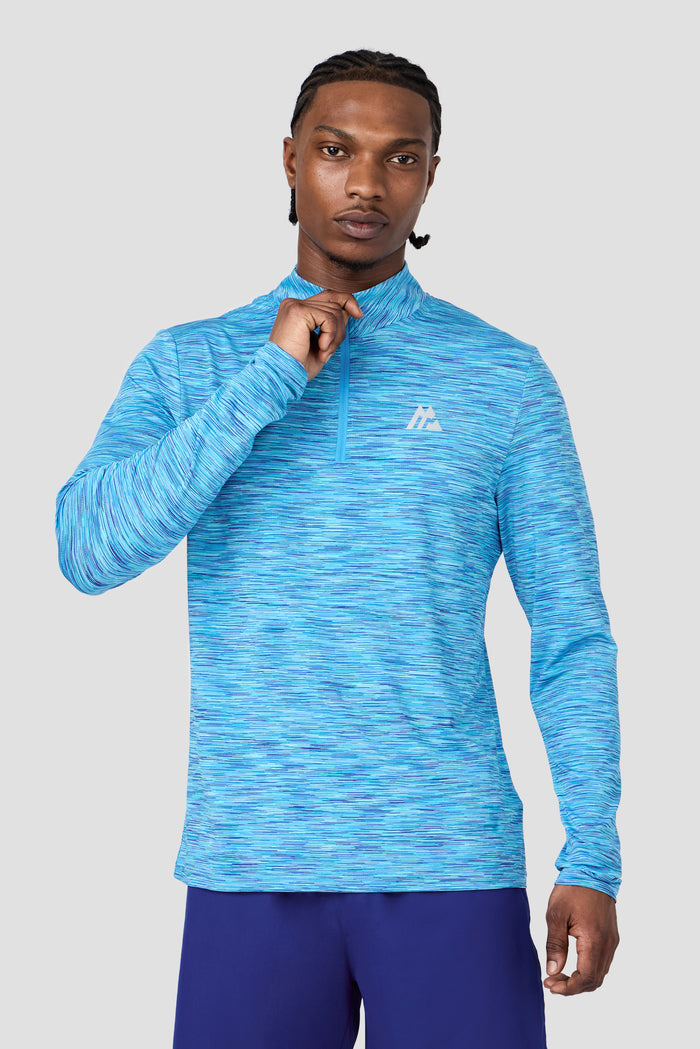 Trail 1/4 Zip - Blue Multi