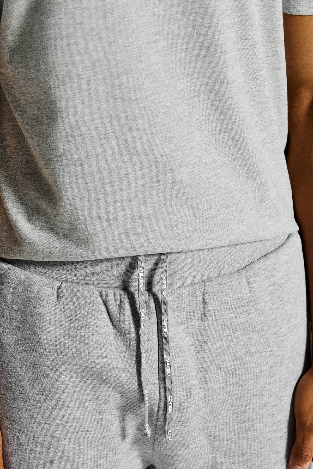 Essential Fleece Short - Cement Grey Marl